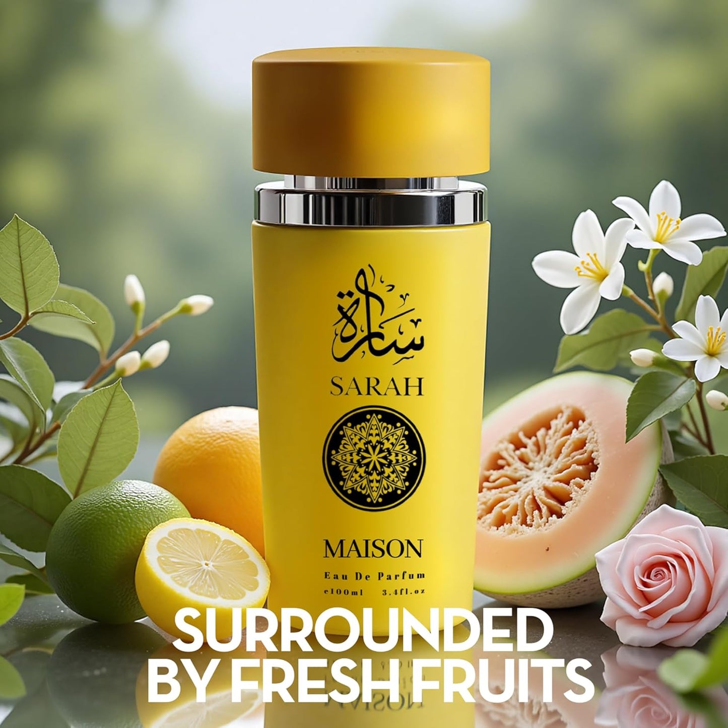 Sarah Maison Eau de Parfum for Women - 100ml Floral & Fruity Perfume with Lavender, Coconut, Vanilla & Pear, Long-Lasting Feminine Fragrance