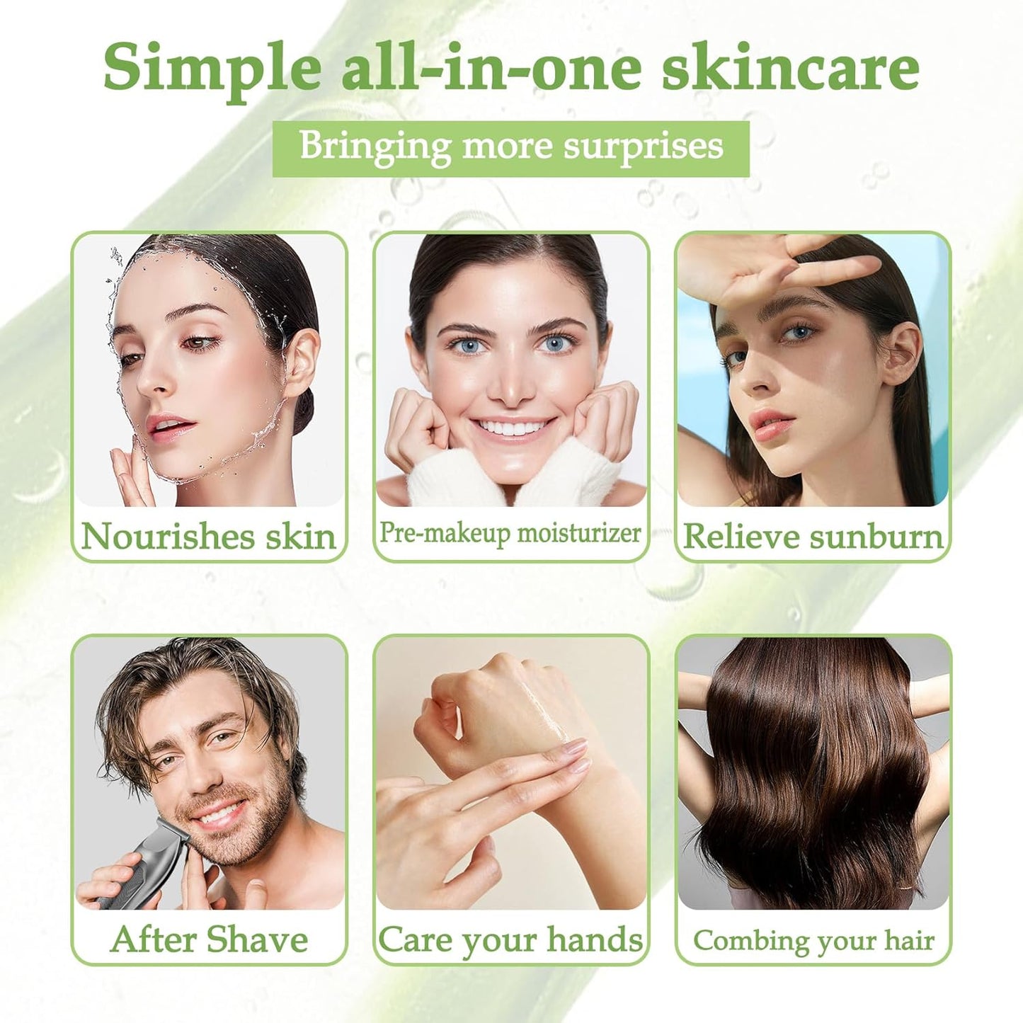 16PCS Aloe Vera Gel for Face,Made within 100% Organic Aloe Vera Gel,Natural Hydrating Pure Vera Moisturizer for Soothing Skincare,Moisturizing Aloe Lotion for Skin,Face,After Sun Care,16.93oz