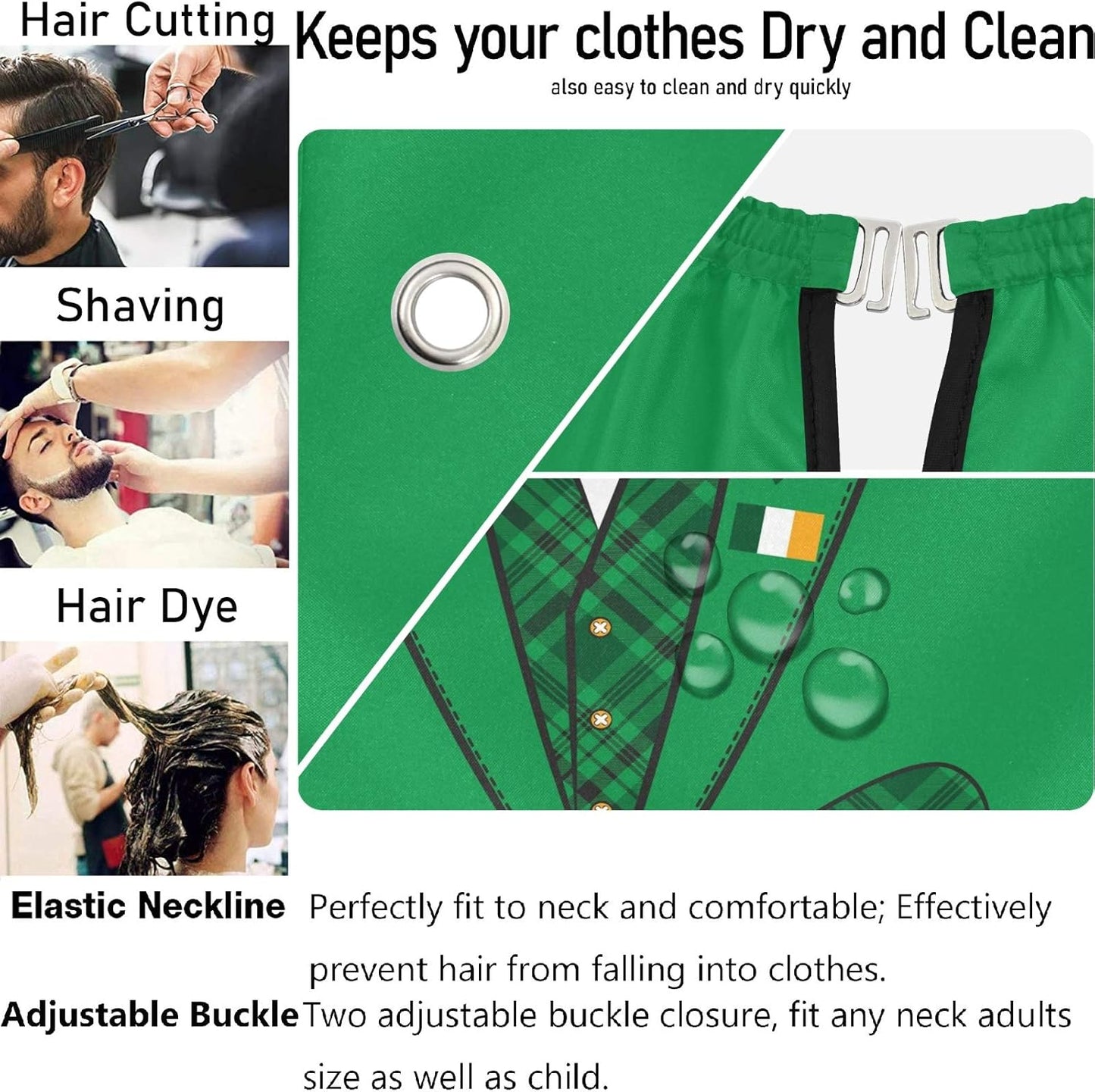 Stylish Barbershop Salon Barber Cape Haircut Cape Salon Apron Unisex Hair Cutting Apron for Men Women