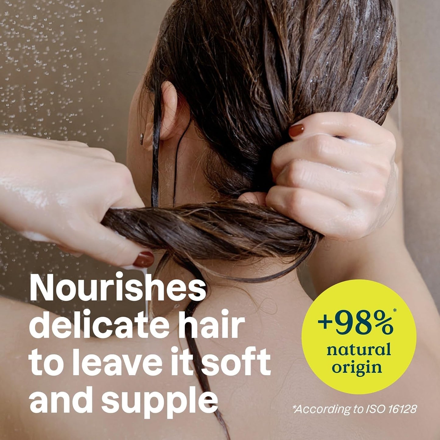 ATTITUDE Hair Conditioner for Sensitive Dry Scalp, Soothing Oat, Protects Color, Naturally Derived Ingredients, Dermatologically Tested, Vegan Detangler, Color Care, 8 Fl Oz