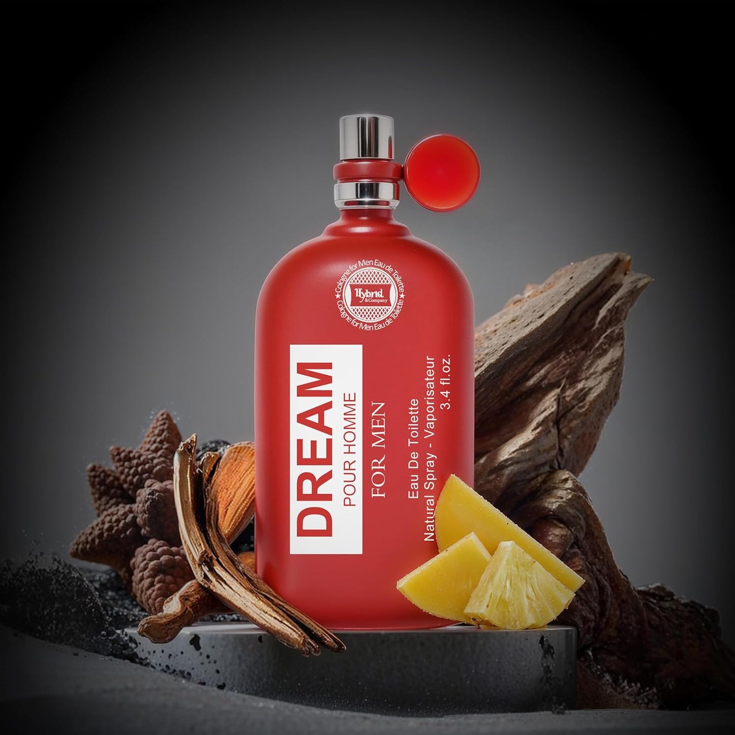 Hybrid & Company Dream Pour Homme For Men Eau De Toilette Vaporisateur Natural Spray 3.4 Fl Oz