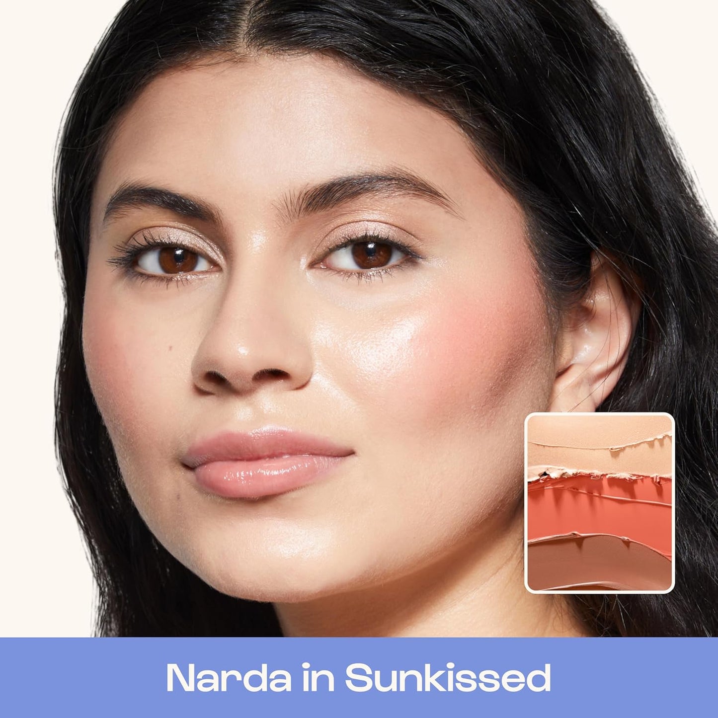 Alleyoop Stack The Odds - Stackable Makeup Palette - Cream Blush, Contour, Bronzer & Highlighter - Blendable Cream Make up Palette - Natural, Glowy Finish - Makeup Stacks for Travel, Sunkissed