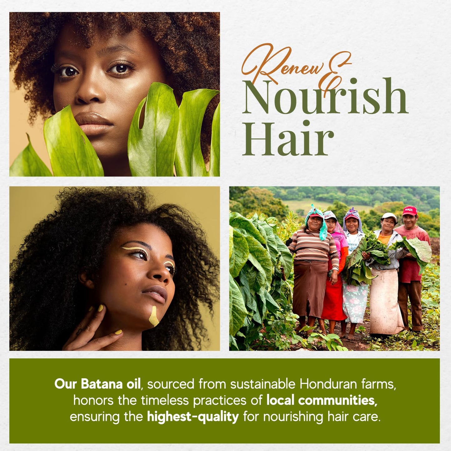 Real Batana Oil for Hair Growth - 100% Pure & Natural, 16 FL OZ