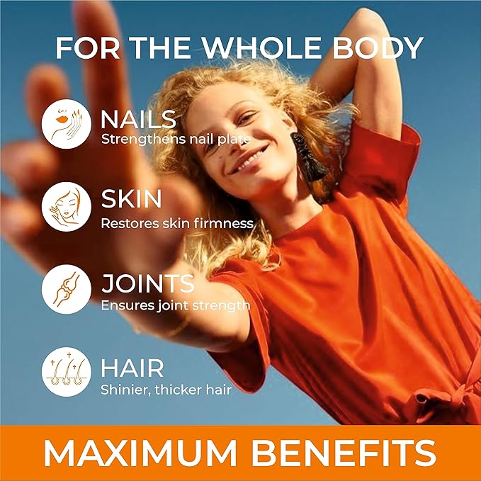 SIRUNES Marine Collagen Peptides, 120 Capsules - Fish Collagen Supplements for Women, Great for Hair, Skin, Nails, Joints & Bones - Made in USA