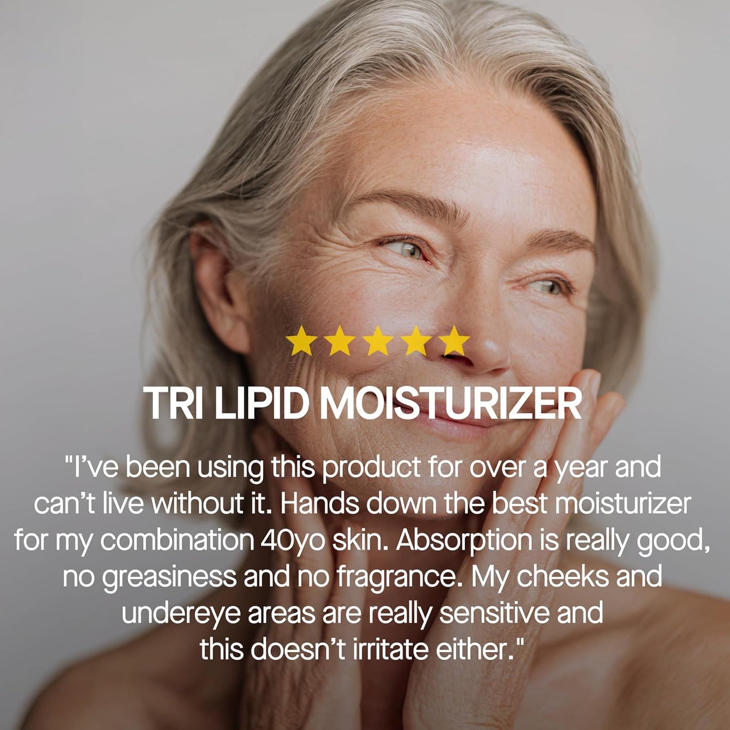 Brandefy Tri Lipid Replenish Treatment - 1.5% Ceramides, 4.0% Sterols, 1.8% Fatty Acids - Peptide Moisturizer, Hydrating Face Cream, Made in the USA (1.6 Oz)