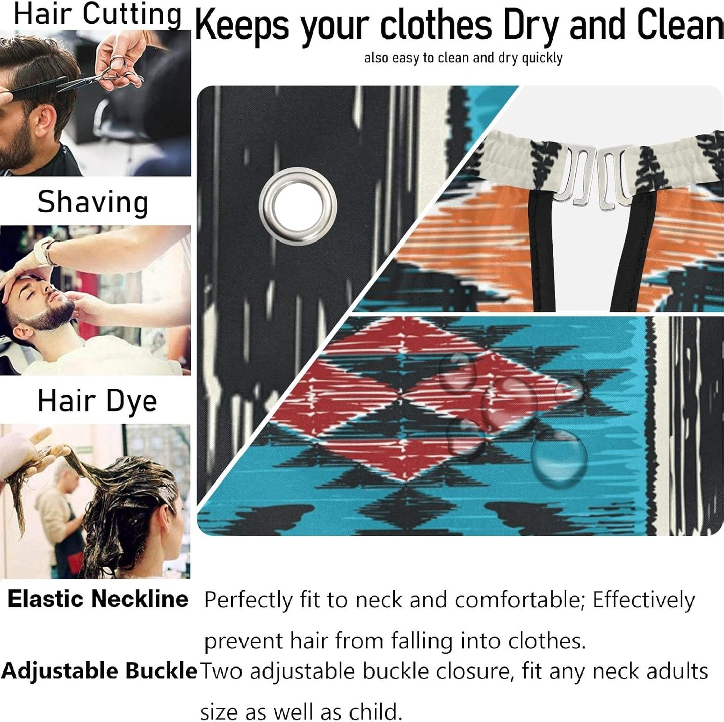 Stylish Barbershop Salon Barber Cape Haircut Cape Salon Apron Unisex Hair Cutting Apron for Men Women