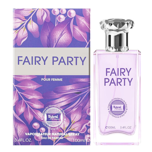 Hybrid & Company Women Fairy Party Pour Femme Eau De Parfum Vaporisateur Natural Spray 3.4 Fl Oz