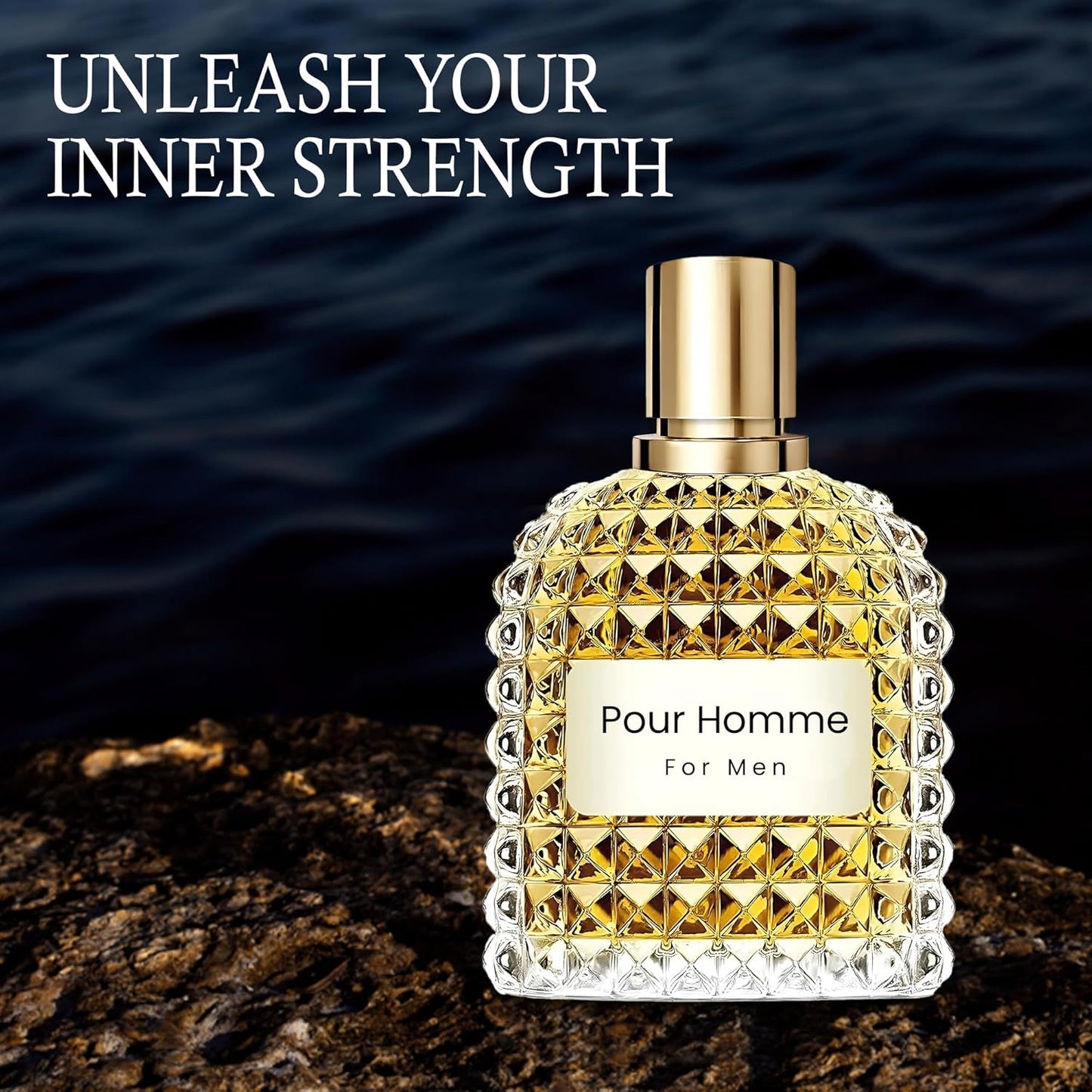 Men's Cologne Gift Set Include Valentine Milano,Valentine,Choco Musk & Aqua Deep Blue - 3.4 Fl Oz Each | Vanilla Bourbon, Leather & Amber Floral Fragrance | Luxury Eau de Toilette Quartet