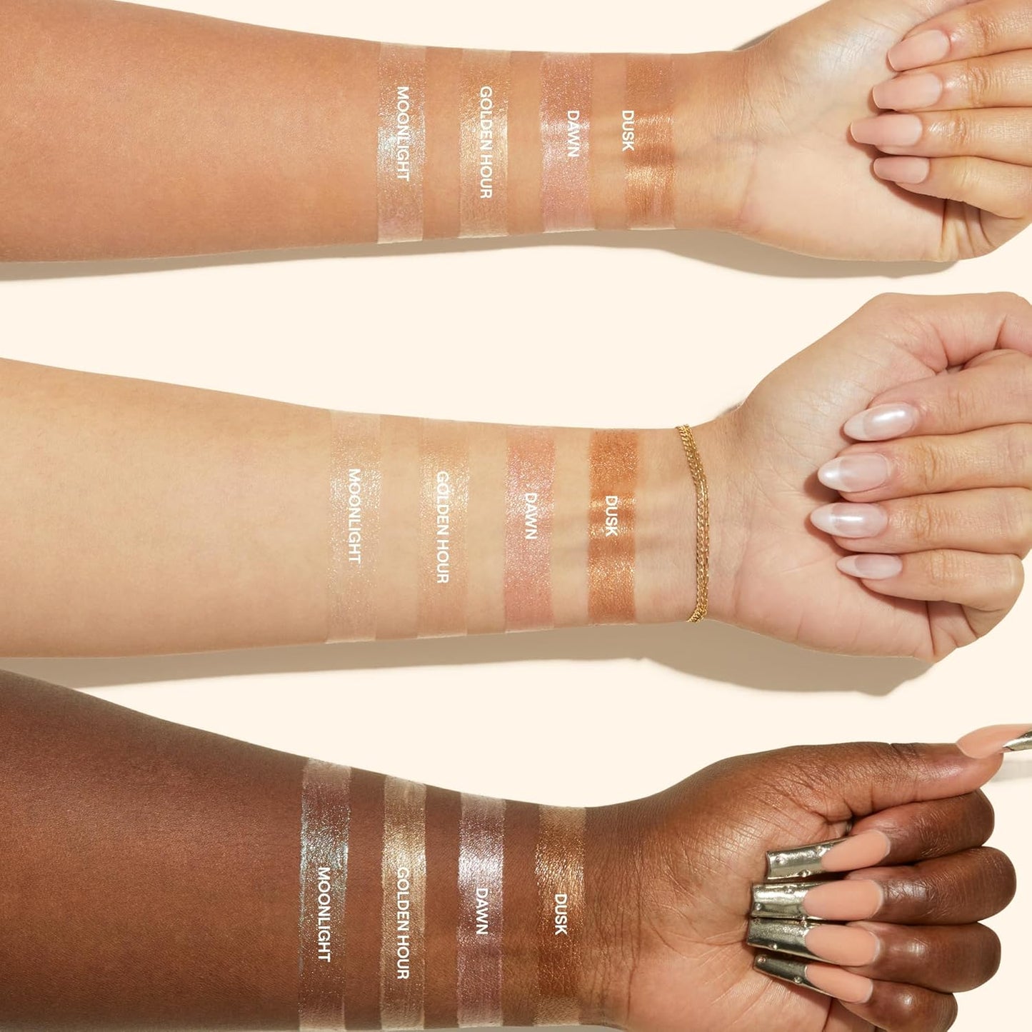 Live Tinted Hueglow Liquid Highlighter Drops - Lightweight Serum-Infused Highlighter, Non-Greasy Formula for Natural Radiance and Advanced Hydration Moonlight, 0.46fl oz/ 13.5mL