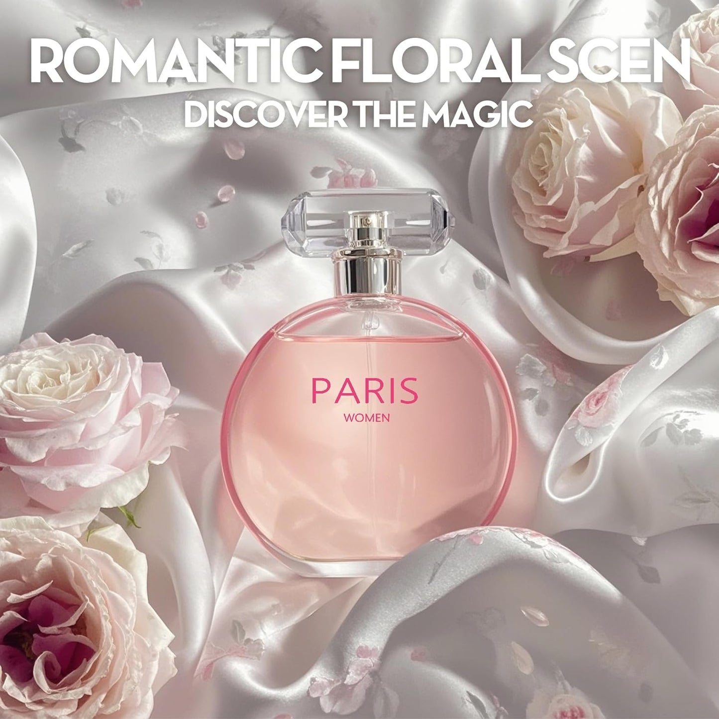 Women's Perfume Set - 2 Pack Eau de Parfum Spray 3.4 Oz Each | Floral Jasmine & Sweet Vanilla with Bergamot & Woody Notes | Long Lasting Original Scent Gift Set for Women (MilaWR&Paris)