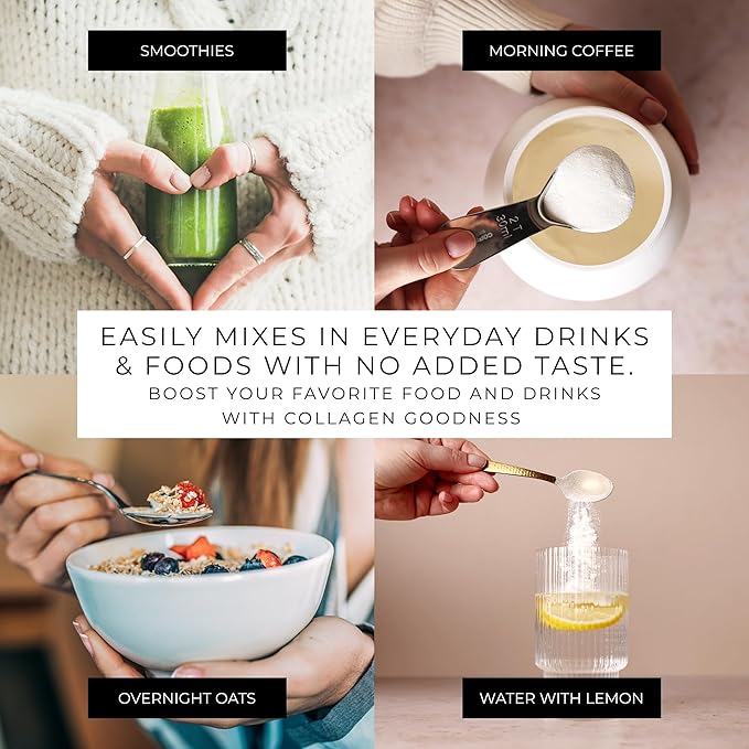 CORREXIKO Marine Collagen Powder Supplement Unflavored - 1kg & 5oz Bundle - 10,000mg Double Hydrolyzed Collagen Peptides per Serving - Formulated for Maximum Absorption - Hair, Skin & Nails