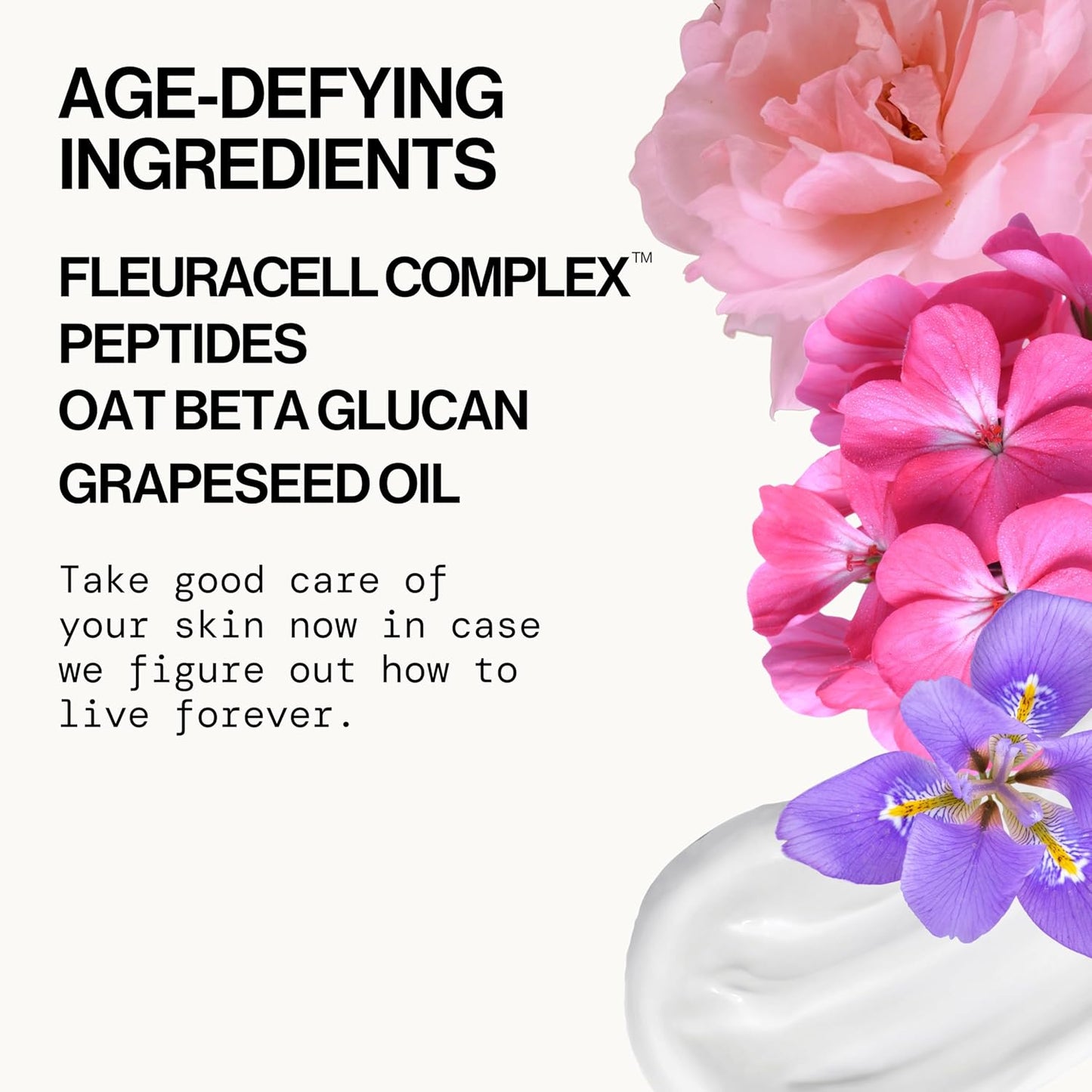 Pacifica Face Moisturizer Lotion - Dreamy Youth Day & Night Face Cream, Daily Skincare, Grapeseed Oil, Peptides, Hydrating, Facial Lotion, Skincare, For Dry Skin, Vegan, 1.7 fl oz (1 Count)