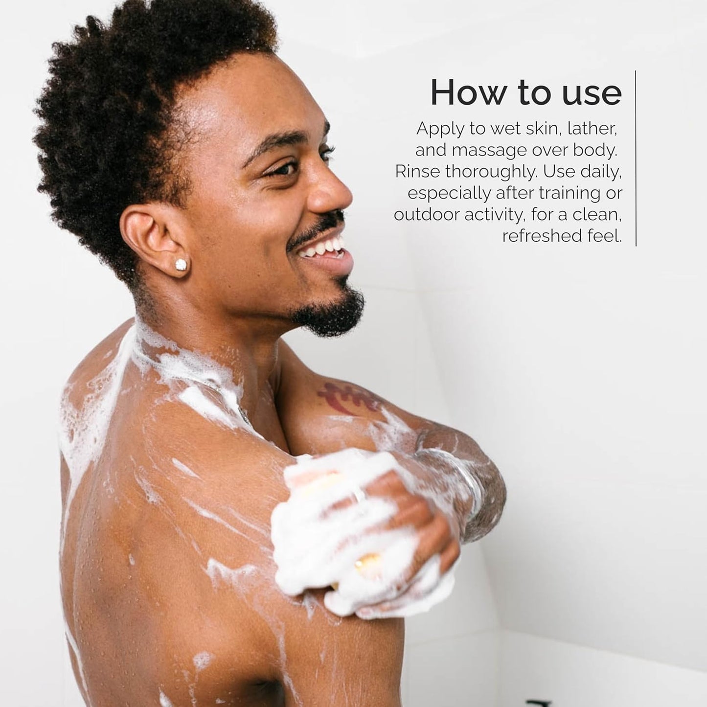 Nordisk Element Men’s Hand & Body Wash | Ginger & Cardamom Cleanser with Quince & Betaine | Hydrating Vegan Cruelty-Free Mens Shower Gel & Bodywash | Pump, Natural Shower Gel for Men | 16.5 fl oz