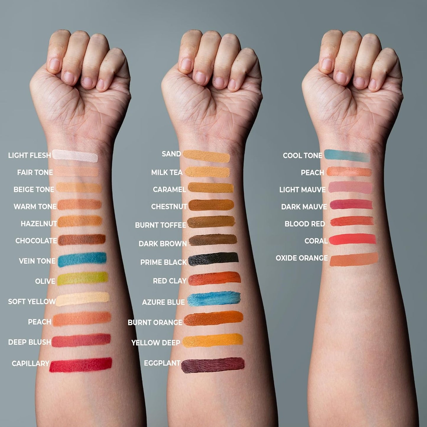 Narrative Cosmetics Alcohol Palette Refill Pans - Skin Tones - Soft Yellow