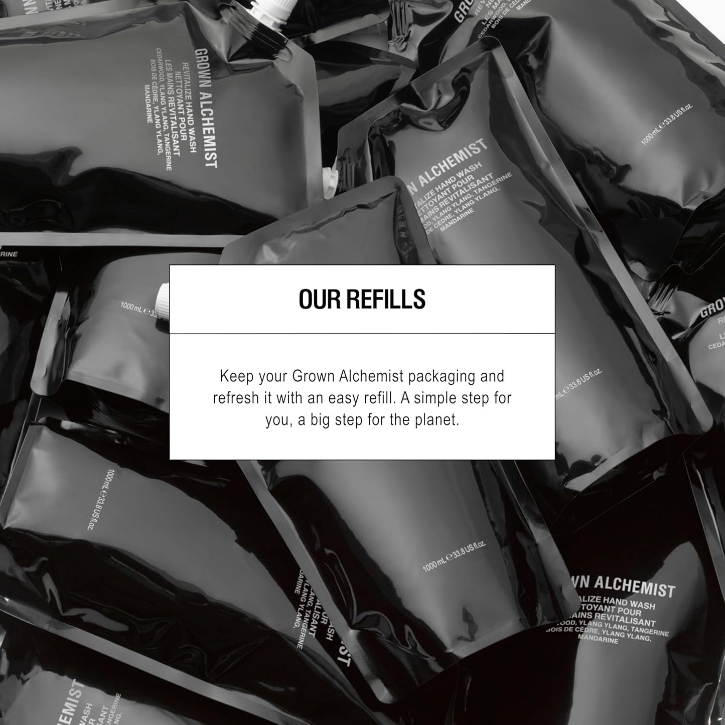 Grown Alchemist Revitalize Hand Wash Set (500ml) + Refill (1L)