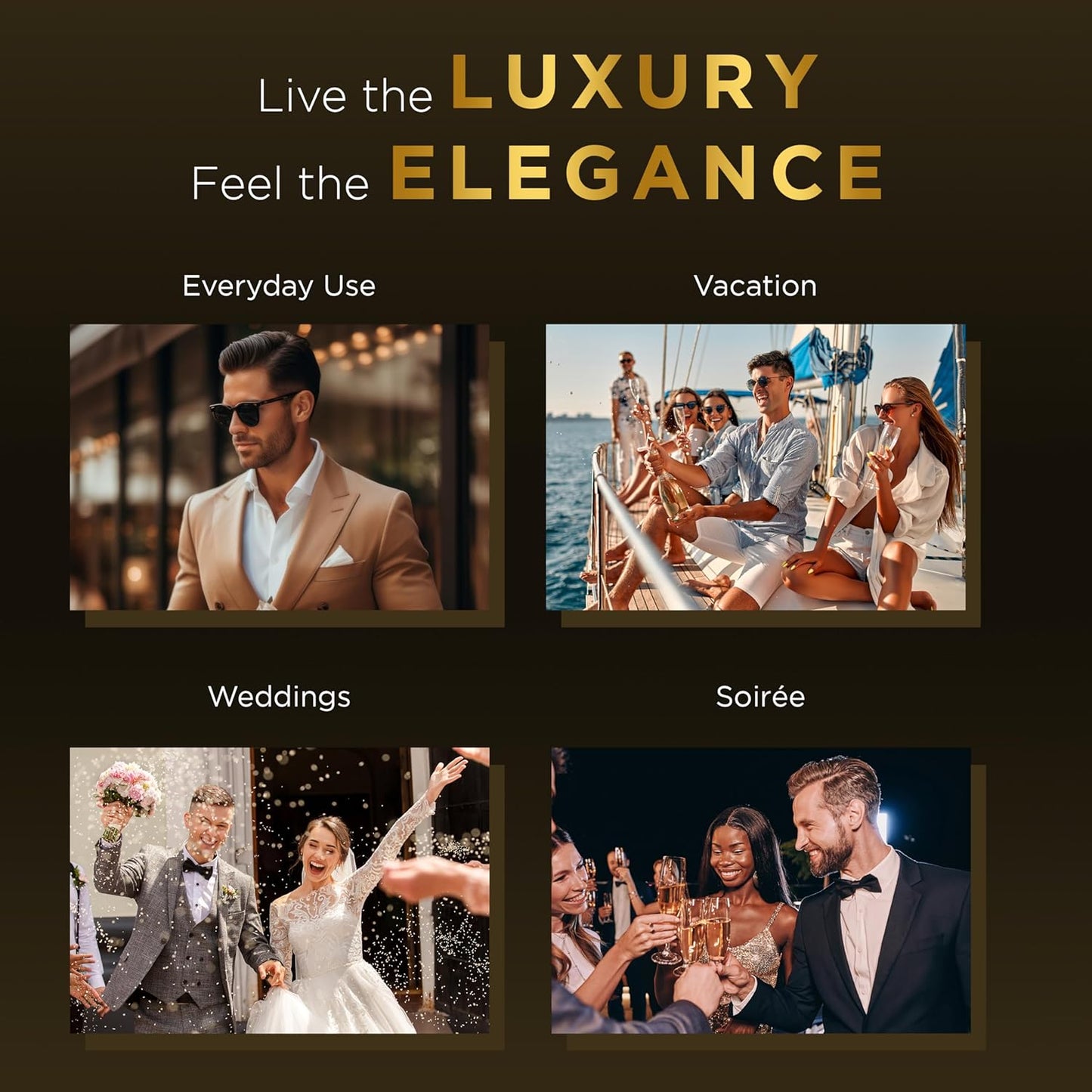 Modern Oud Perfume for Men - Arabian Eau De Parfum, 100mL (3.34 Fl oz) Perfumes Arabes Para Hombres, Long Lasting Perfume with Oud, Sandalwood, Cardamom, Amber & Lavender, Ideal Gift for Him