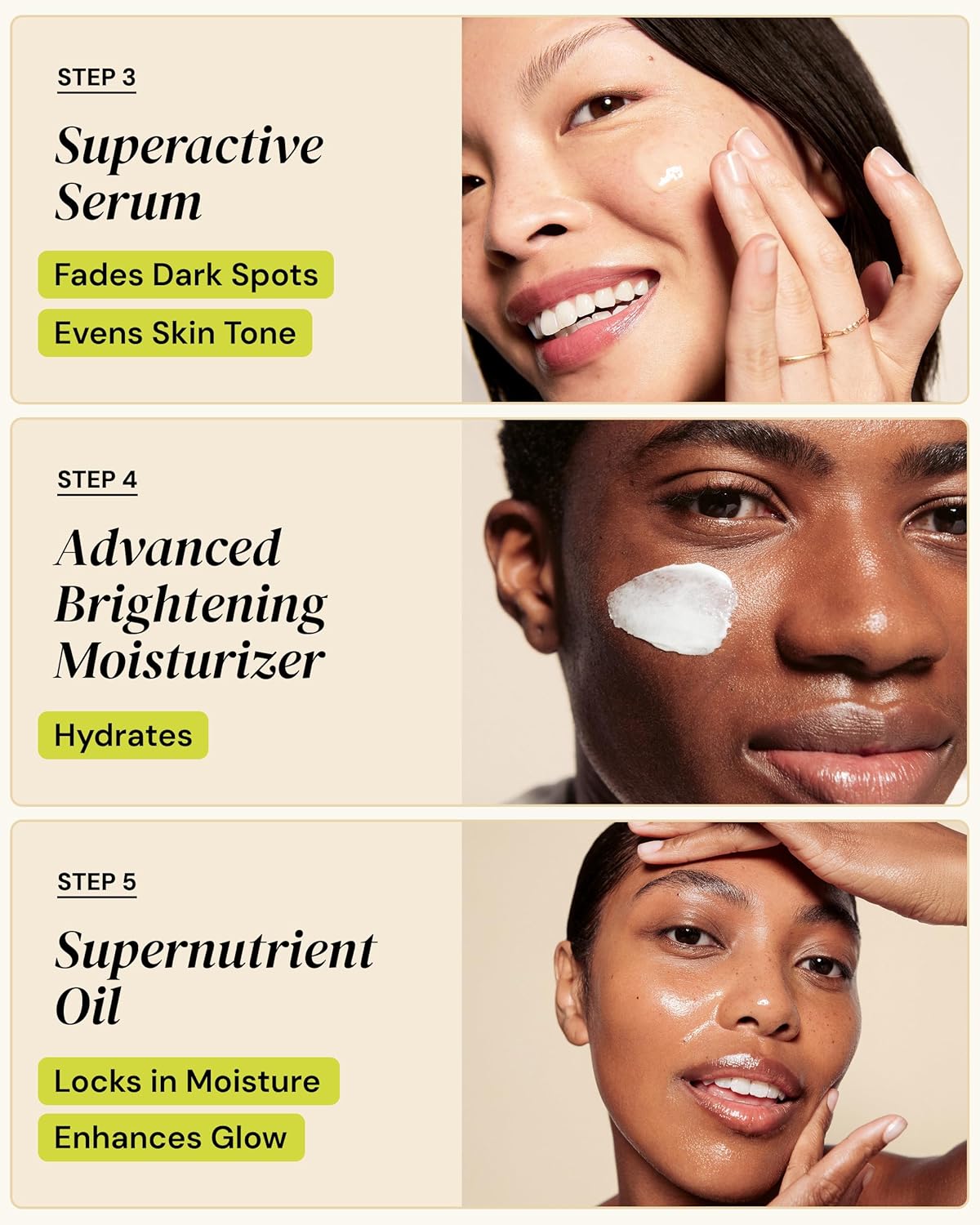 Gleamin Brightening Skincare Bundle – Mask, Serum, Cleanser, Moisturizer & Oil for Dark Spots, Uneven Tone, and Glowing Skin – Complete Vitamin C Skincare Routine