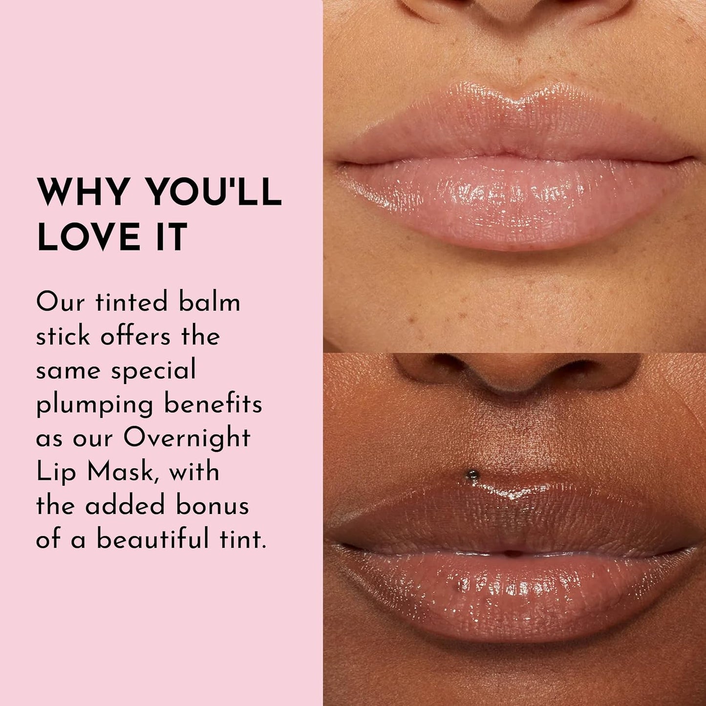 LAWLESS Forget the Filler Lip Plumping Line Smoothing Tinted Balm, Pink Marshmallow, 0.09 Ounce