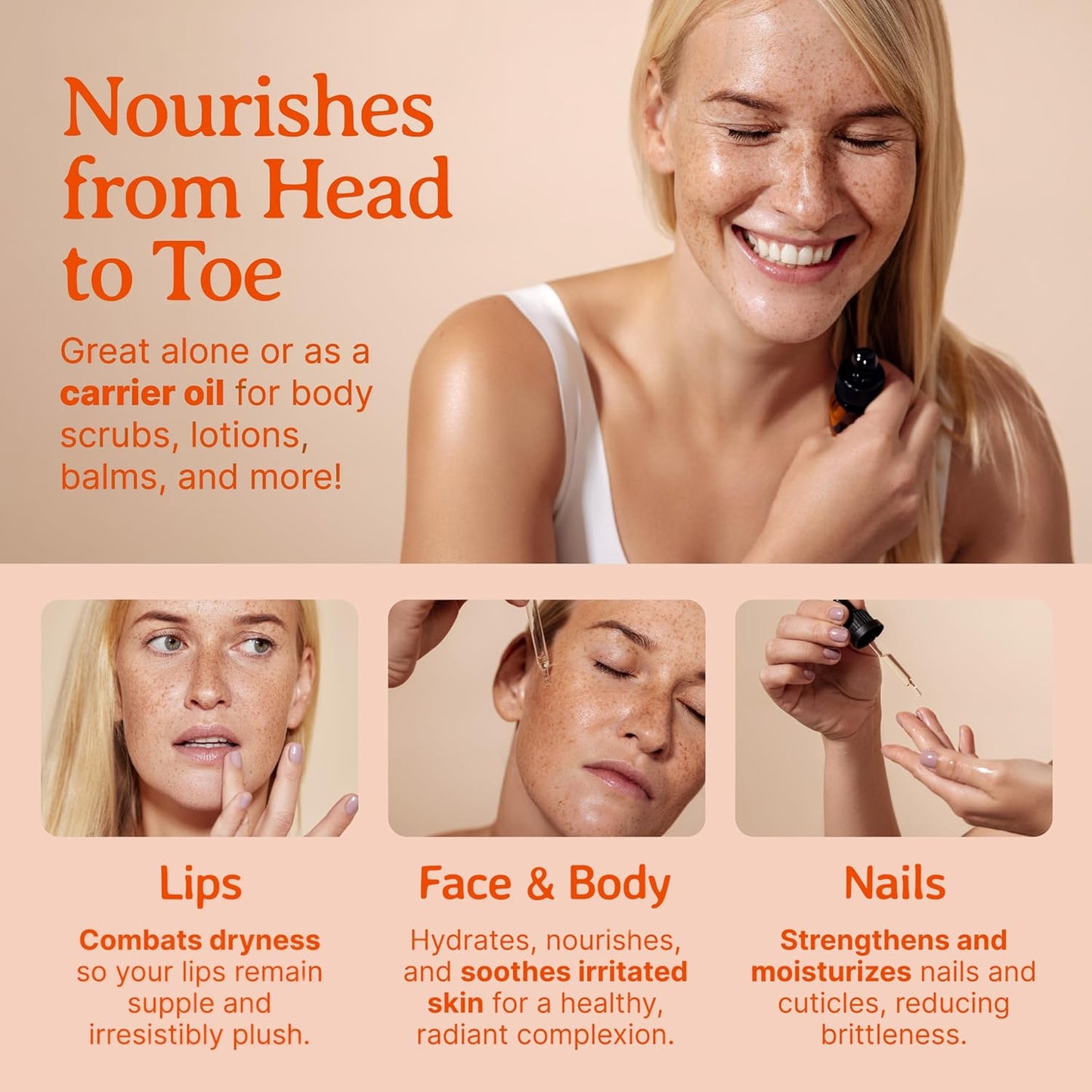 Bella Terra Oils - Organic Rosehip Facial Oil 8 oz - Dive into Organic Rosehip's Essential Fatty Acids & Antioxidants, Infused with Vitamin F, Elevate Daily Face Rituals