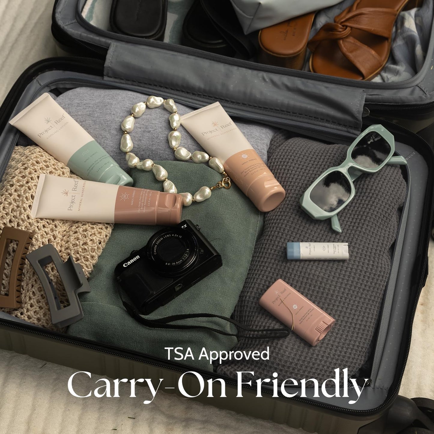 Project Reef SPF 50 Mineral Sunscreen Stick – Compact SPF Stick, Hawaii Reef Act 104 Compliant, Vegan, Ocean-Friendly, Water-Resistant, 0.5 oz