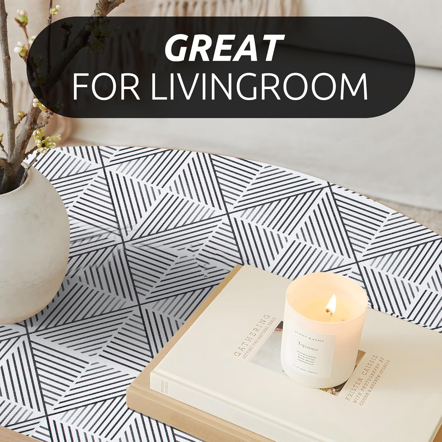 RAY STAR 12X120 Inch Shelf Liner for Kitchen Cabinets, Non-Adhesive Cabinet Liner Washable, PVC Drawer Liner for Dresser Non-Slip Bathroom (Classic Black)(4 Roll)