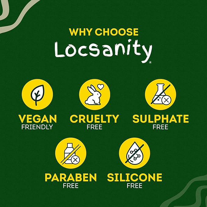 Locsanity Rosewater and Peppermint Daily Moisturizing Spray – Jumbo Size Hydrating Dreadlock Spray to Nourish The Scalp and Protect Hair from Oil and Buildup (32oz)