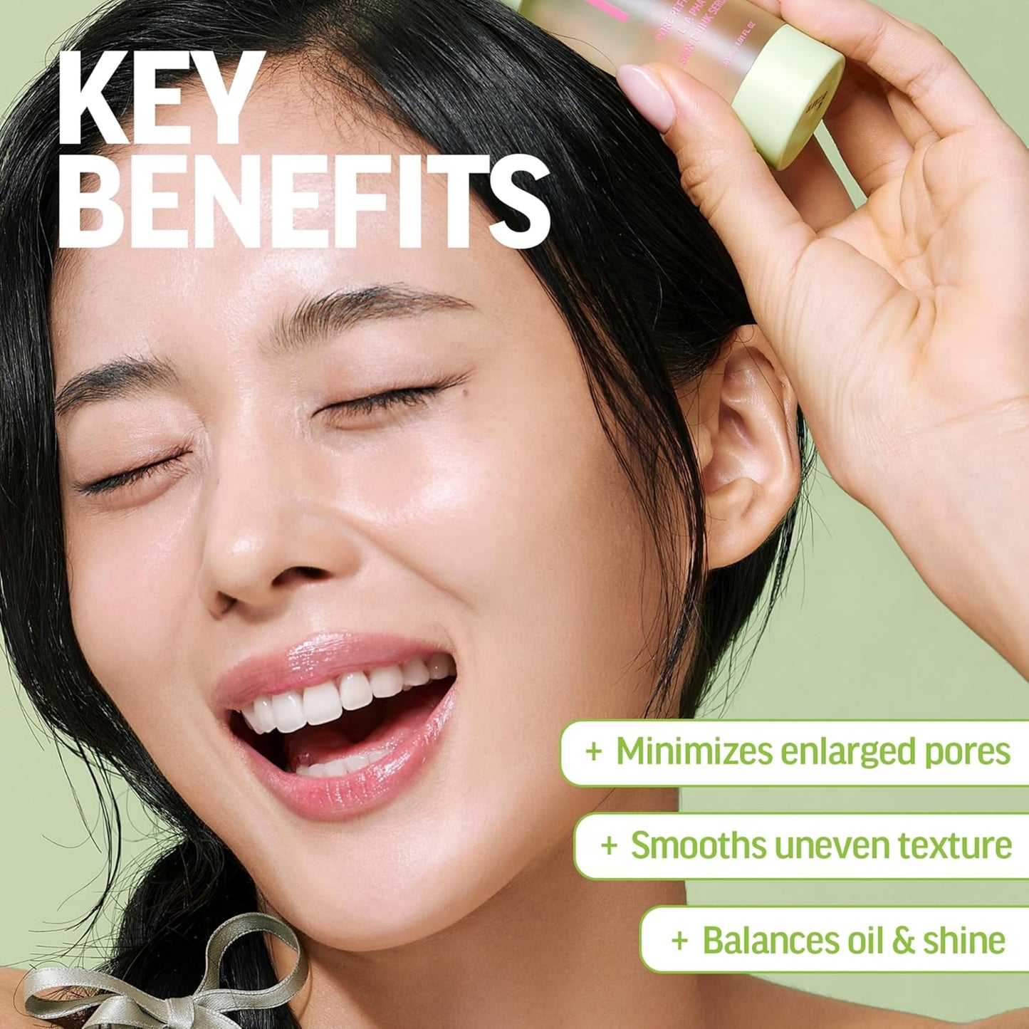 Pore Refining LHA PHA Skin Drink Serum – Korean HA Serum for Face 1.01 fl oz | Exfoliating & Hydrating Treatment for Oily Skin, Enlarged Pores & Uneven Skin Texture