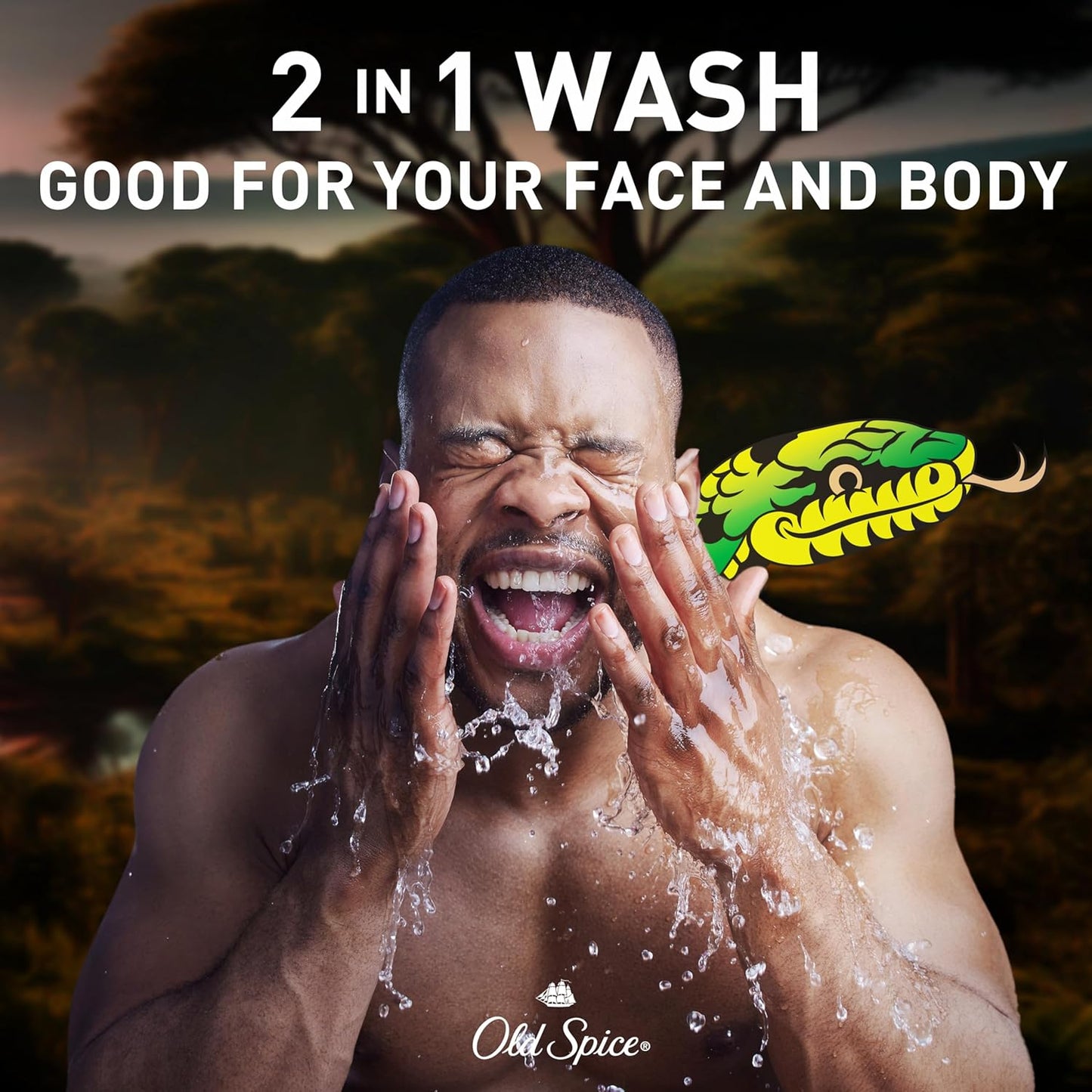 Old Spice Cleansing Body Wash for Men, 3X Defense, 24/7 Shower Fresh with Lasting Scent, 2-in-1 Body & Face Wash, MambaKing with Rich Plum Scent, 24 oz (Pack of 4)