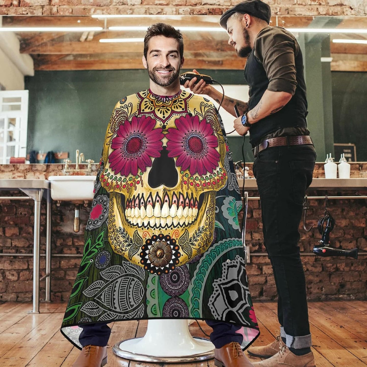 Stylish Barber Cape - Unisex Hair Cutting Apron for Men & Women