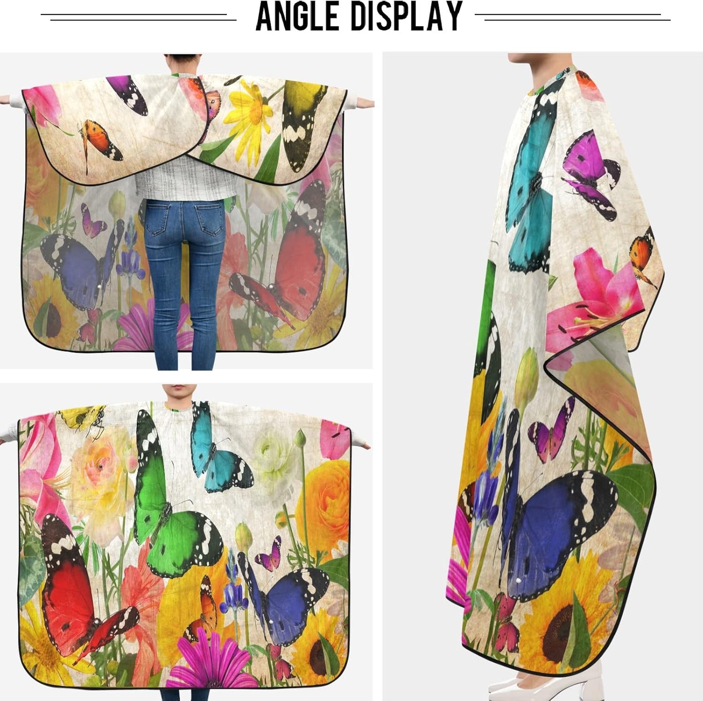 Stylish Barber Cape - Unisex Hair Cutting Apron for Men & Women