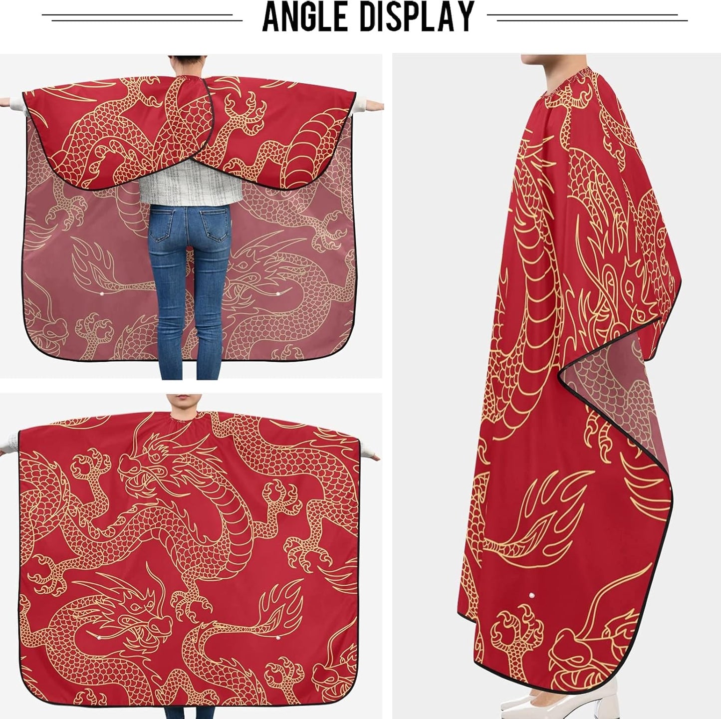 Stylish Barbershop Salon Barber Cape Haircut Cape Salon Apron Unisex Hair Cutting Apron for Men Women