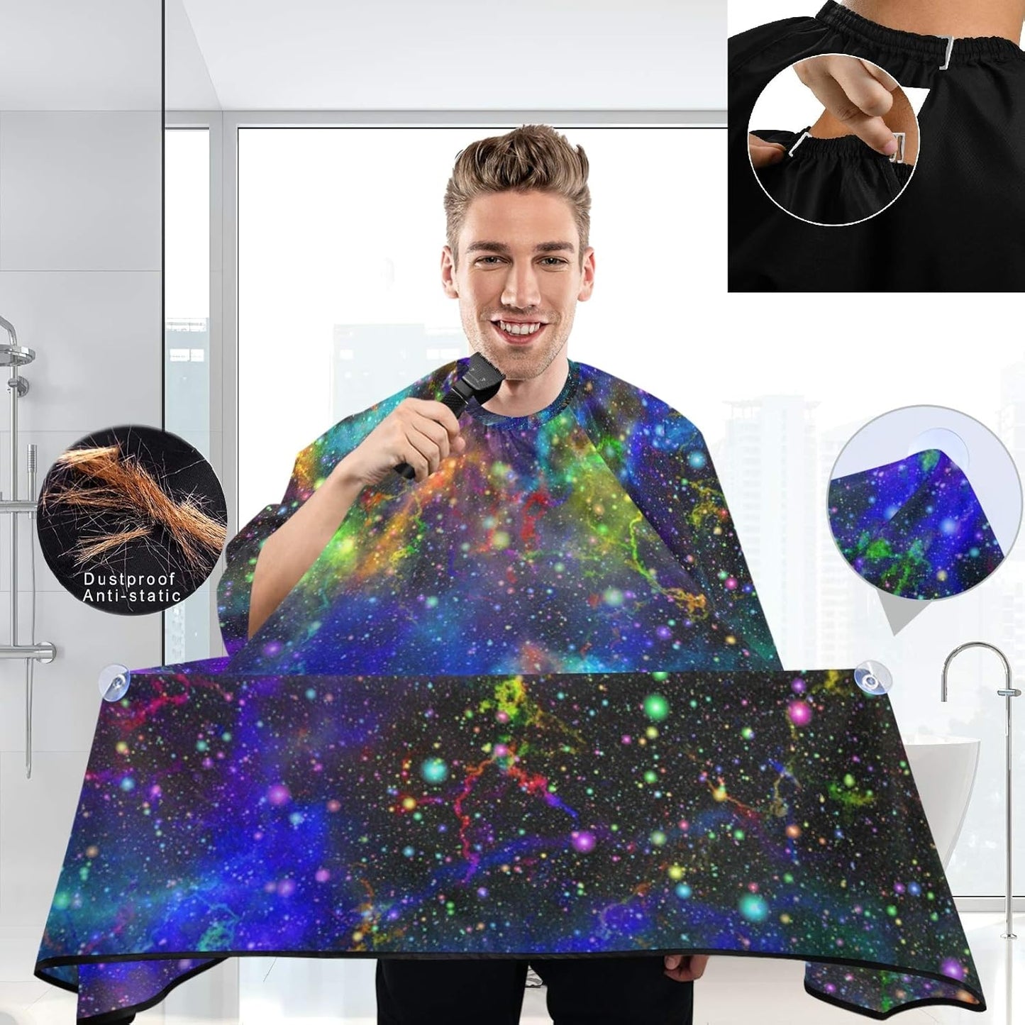 Stylish Barbershop Salon Barber Cape Haircut Cape Salon Apron Unisex Hair Cutting Apron for Men Women