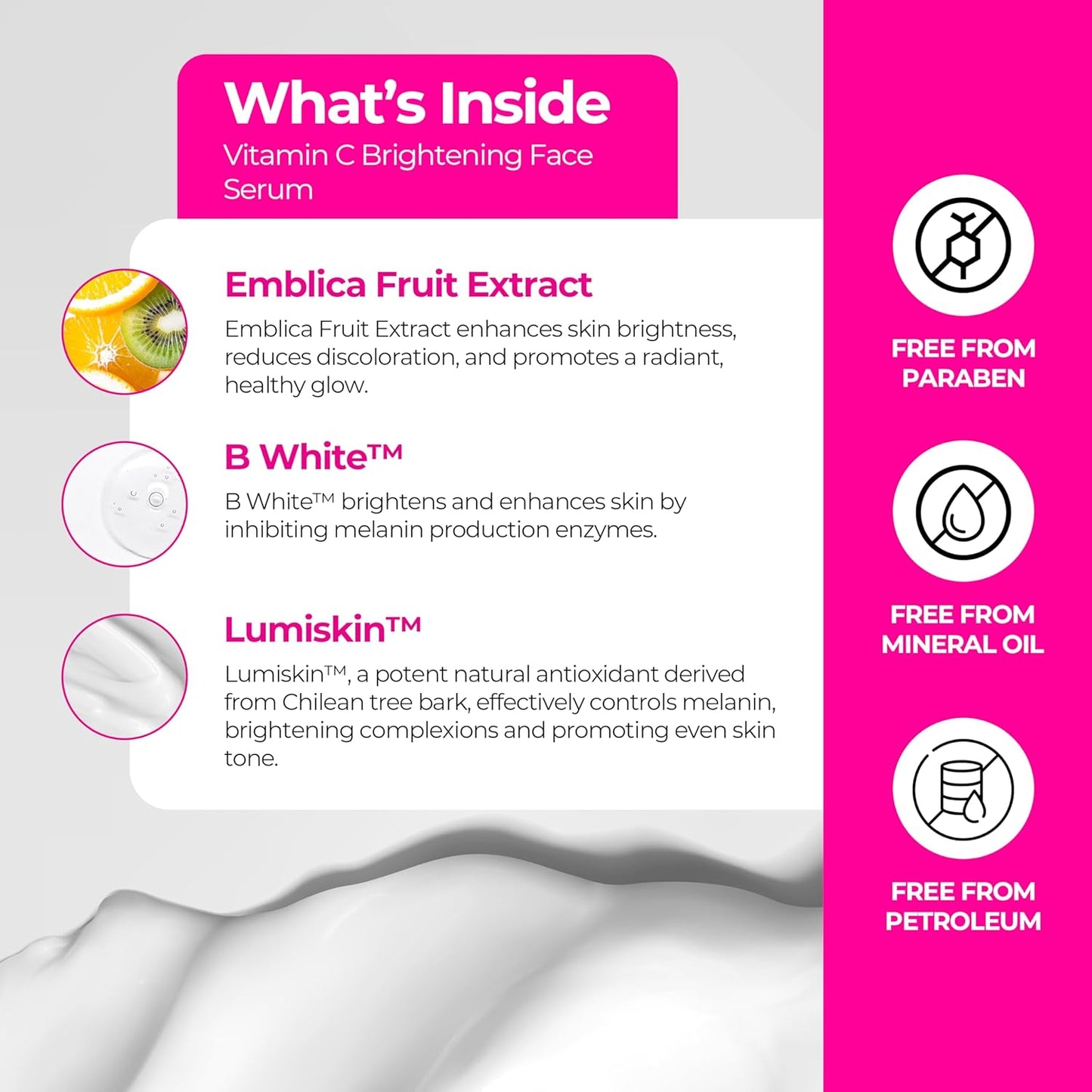 Face Brightening Kit–AHA Gel Lotion 1.7 fl oz & Vitamin C Serum 1 fl oz–Skincare Kit-Anti-Wrinkle Serum-Collagen Booster-Paraben-free - for Women