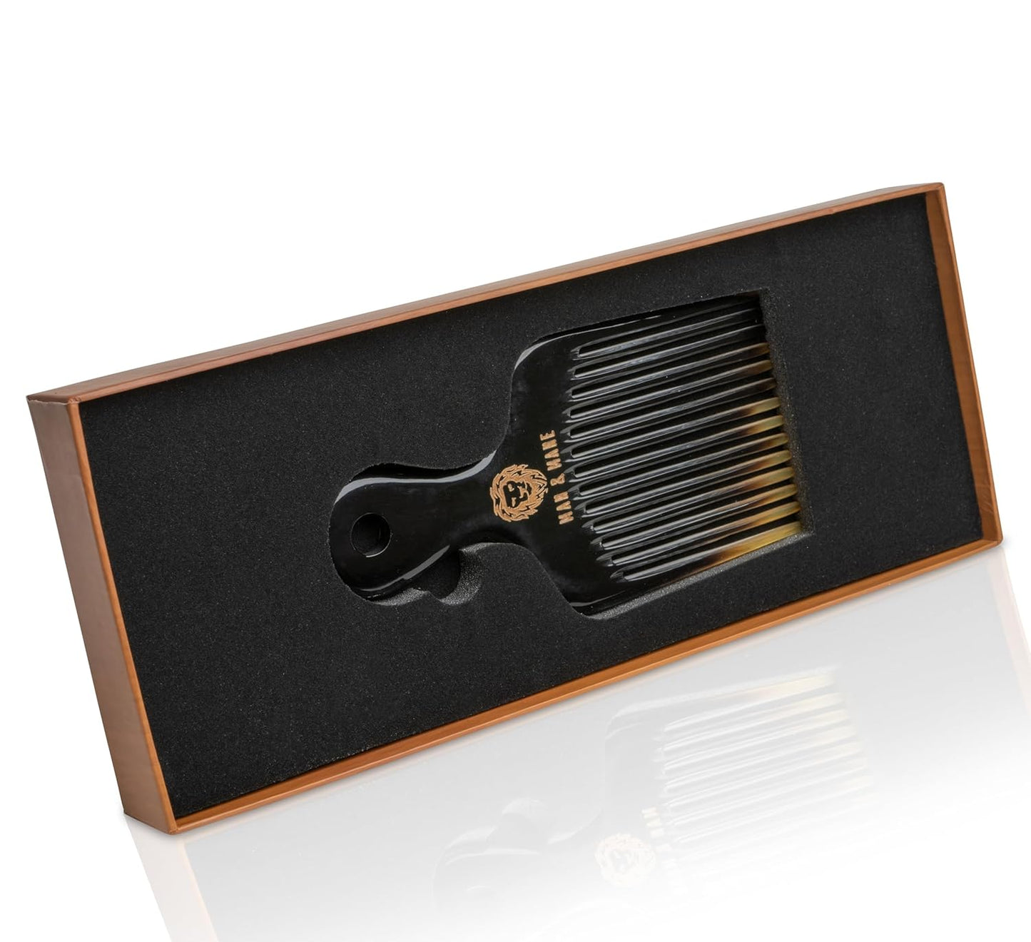 Premium Handmade 100% Oxhorn Anti-static Detangling Styling and Hair Pick Combs Combo Pack for Women & Men