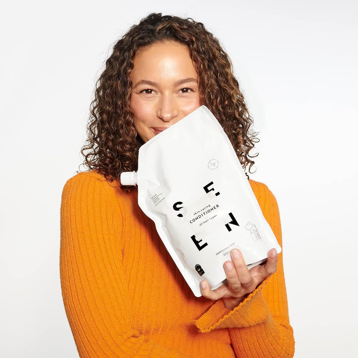 SEEN Deeper Conditioner Eco-Refill- Scented - Non-Comedogenic & Hair Conditioner- Dermatologist-Developed -Safe for Sensitive & Acne Prone Skin