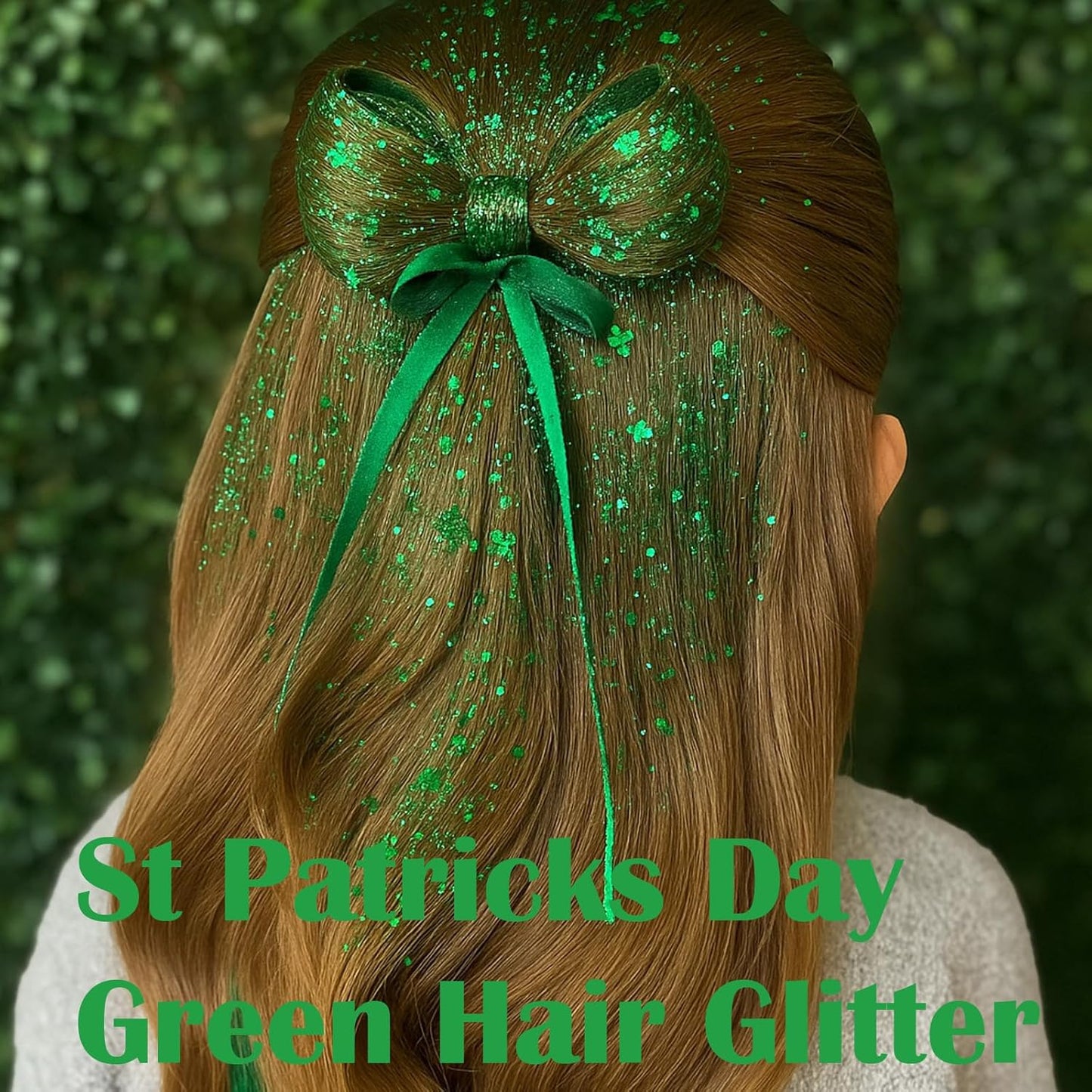 Green Face Glitter Gel,4 Styles St Patricks Day Body Glitter,Singer Concert Outfit for Women,Sparkling Hair Glitter Makeup Rave Festival Accessories,40g/1.41 oz