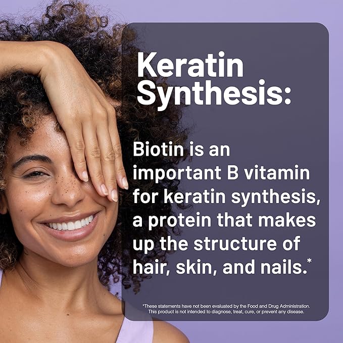 NatureWise Biotin Gummies - Supports Healthy Hair, Skin and Strong Nails - Vitamin B7 5000mcg - Natural Beauty - Strawberry-Kiwi Flavor - Vegan, Non-GMO, Gluten Free - 60 Count[30 Day Supply]