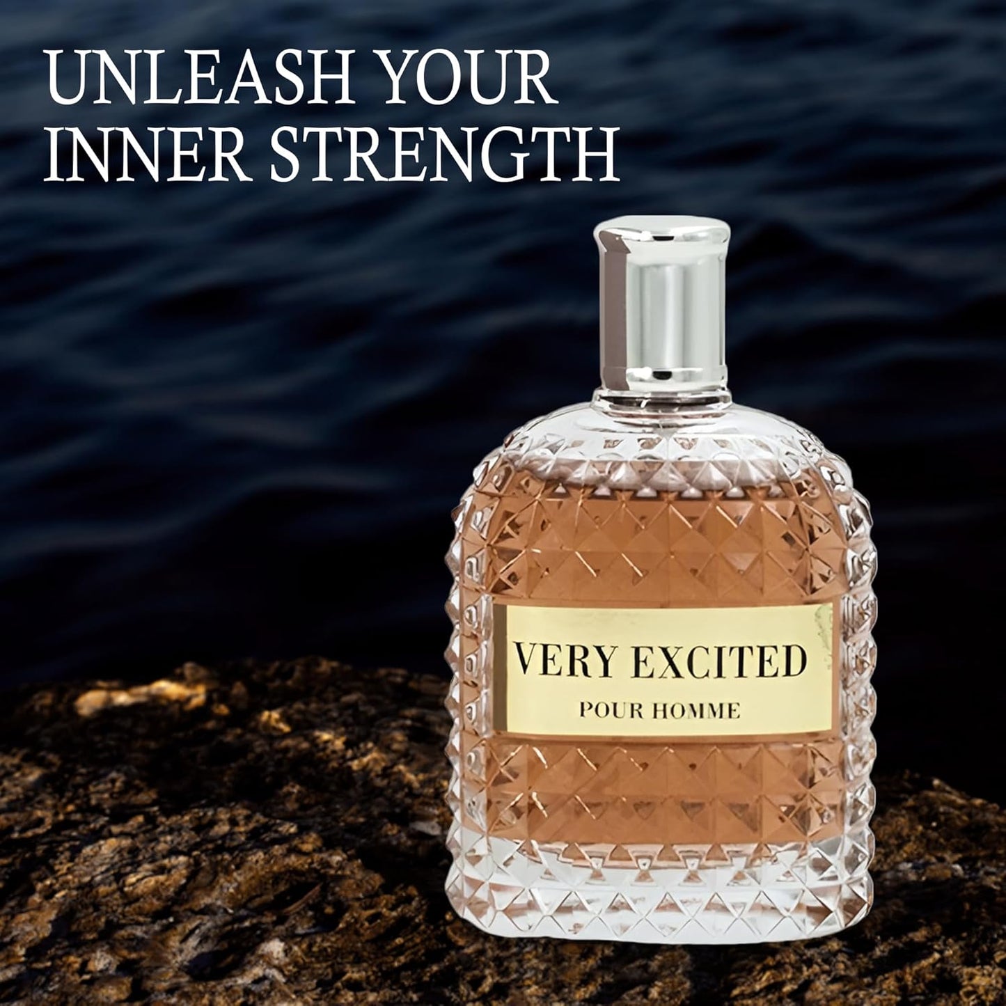 3Pack Men Colognes Combo Set Valent,Valuable,Very Excited 3.4 Fl Oz Each Eau De Parfume Spray with Woody Floral & Fruity Scent Perfume Gift Set Day to Night Use Fragrances