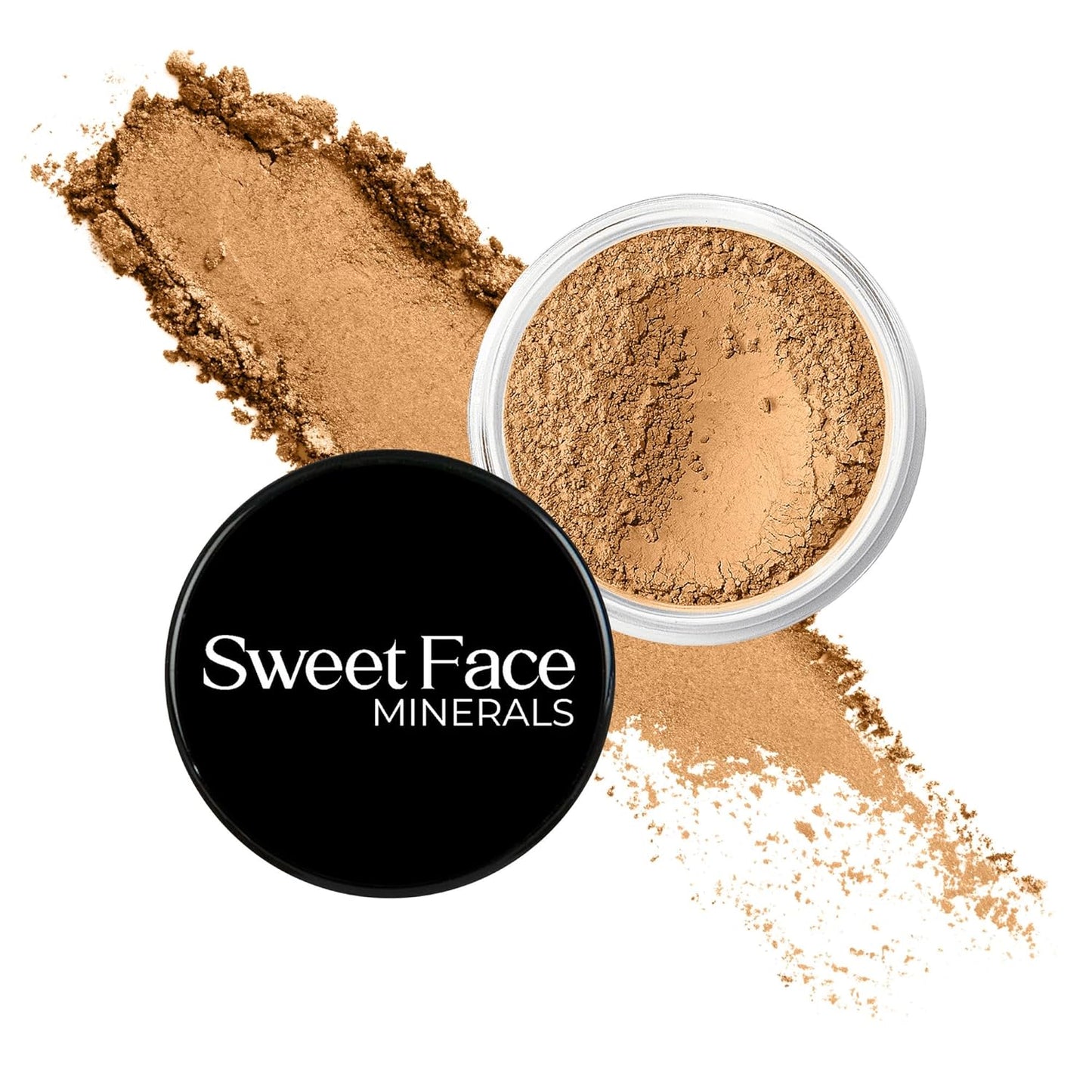 Deep Tan Shade Foundation (5g Full Size Sifter Jar) Matte Mineral Makeup Loose Powder Foundation – Full Coverage, Natural Finish, Noncomedogenic, SPF 30