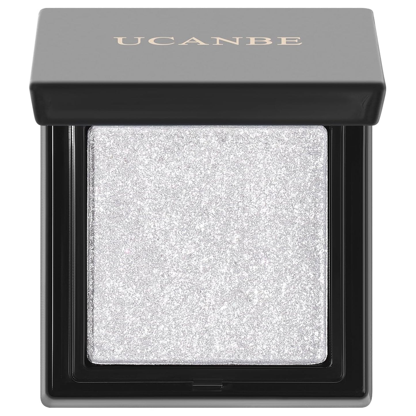 UCANBE Moonlight Single Eyeshadow Palette, Highly Pigmented Glitter Eye Shadow Powder, Professional Long-Lasting Waterproof Makeup Palette