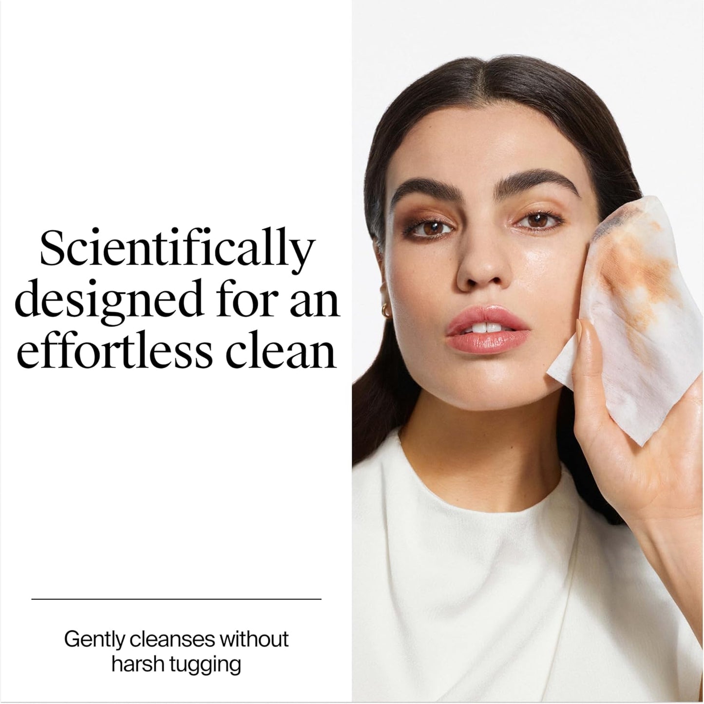 Neutrogena Makeup Remover Wipes Micellar Alcohol-Free Face Towelettes Remove Waterproof Mascara & Oil, Compostable 100% Plant-Based Cloth, Dermatologist & Ophthalmologist Tested, Twin Pack 2 x 25 ct