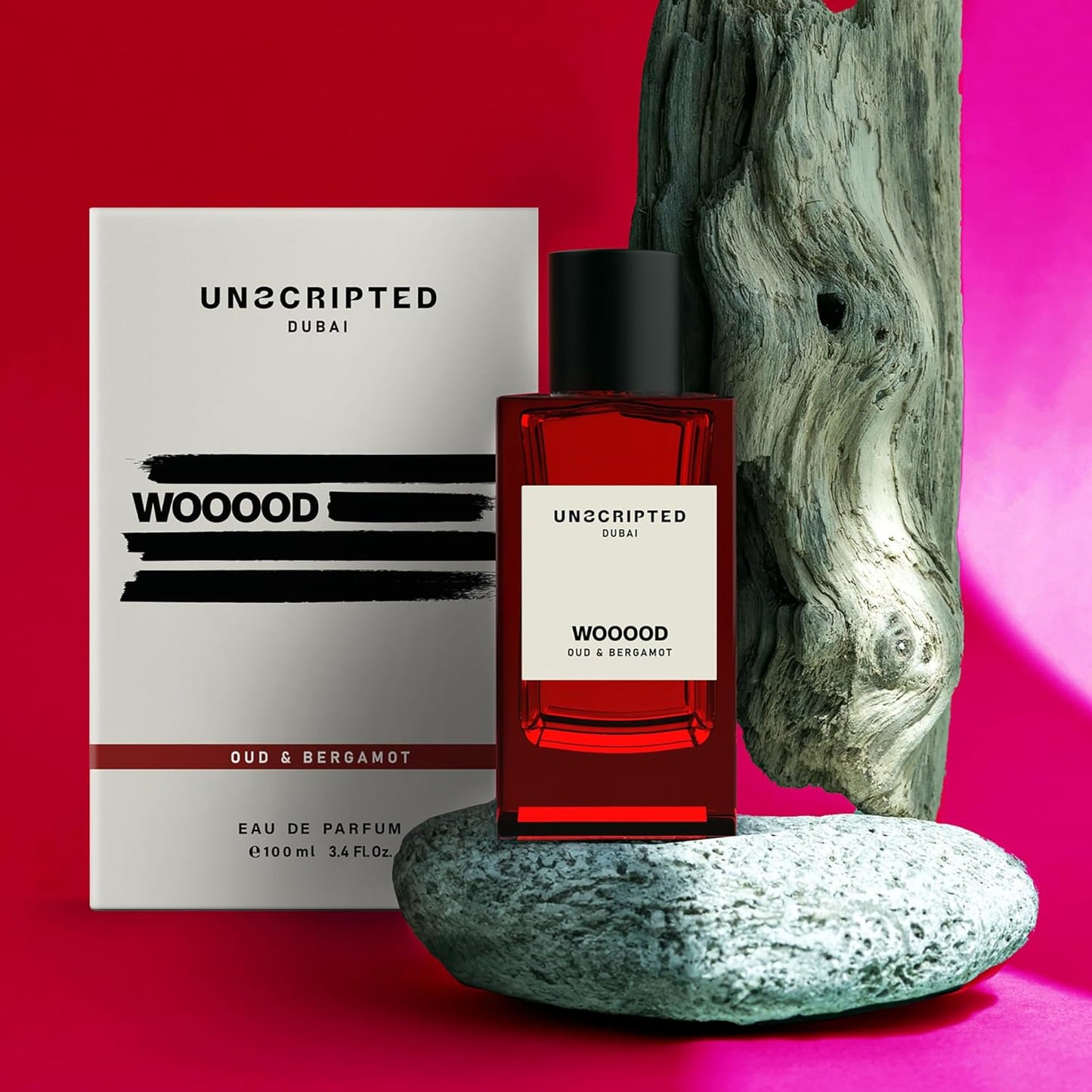 Unscripted. Wooood - Perfume For Men And Women - Women Perfume with Saffron, Nutmeg, Musk, Patchouli - Bold, Long-Lasting Mens Cologne - 3.4 oz