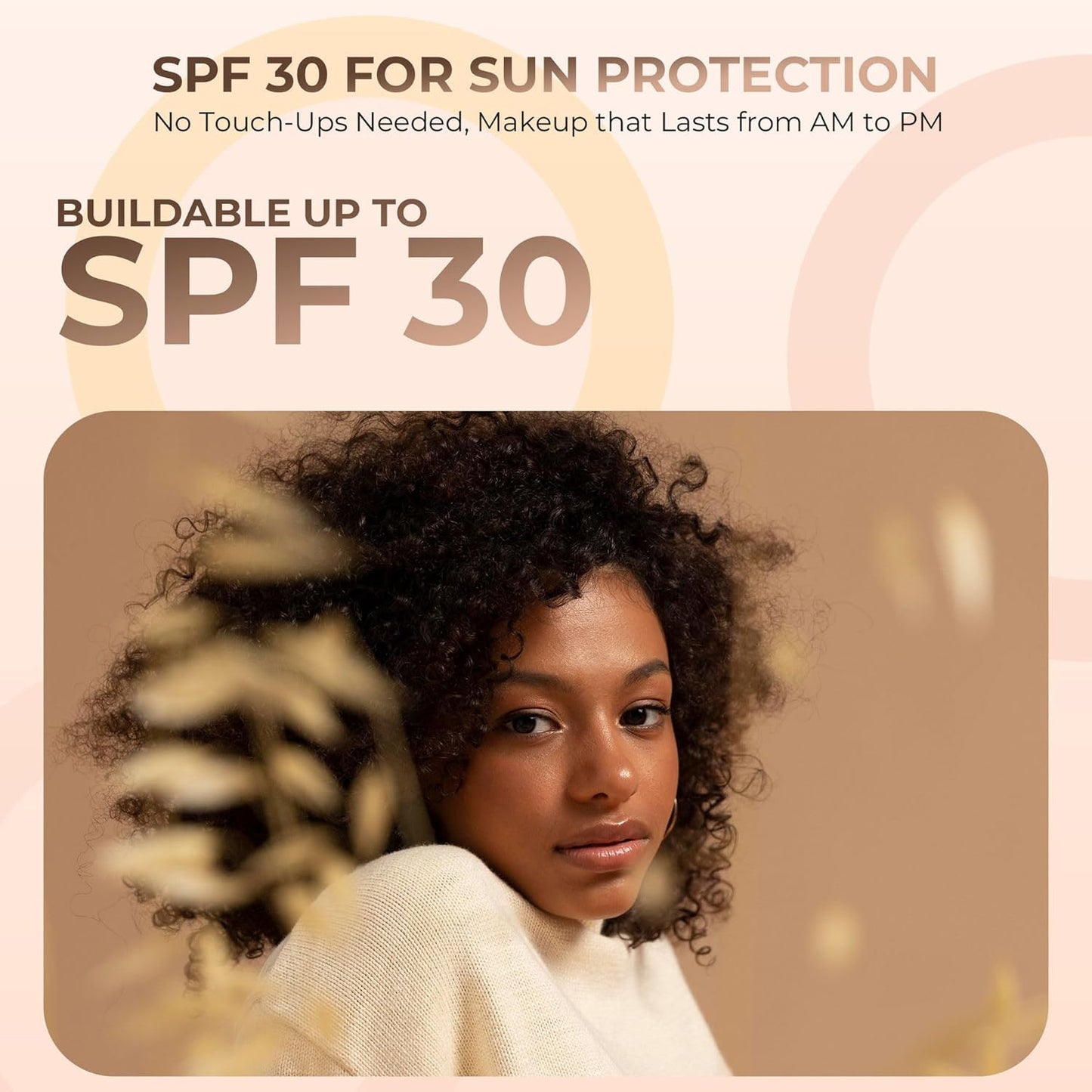 Cocoa Shade Foundation (20g Full Size Sifter Jar) Matte Mineral Makeup Loose Powder Foundation – Full Coverage, Natural Finish, Noncomedogenic, SPF 30