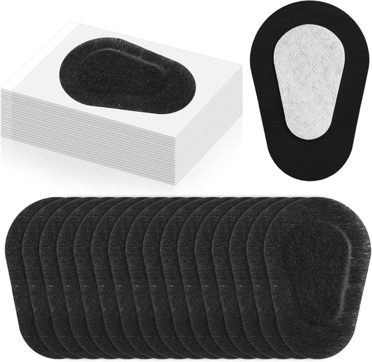 Panitay 40 Pcs Adhesive Eye Patches for Adults Disposable Breathable Medical Eye Patch for Amblyopia Lazy Latex Free Adhesive Bandages for Men(3.3 x 2.3 Inch,Black)