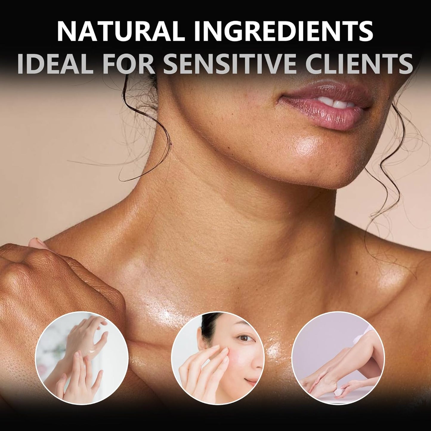 1 lb Wax Blocks for Hair Removal, Unscented Hard Wax for Sensitive Skin at Home, Wax Refill Perfect for Eyebrow, Facial, Brazilian Bikini, Legs and Full Body for Women and Men