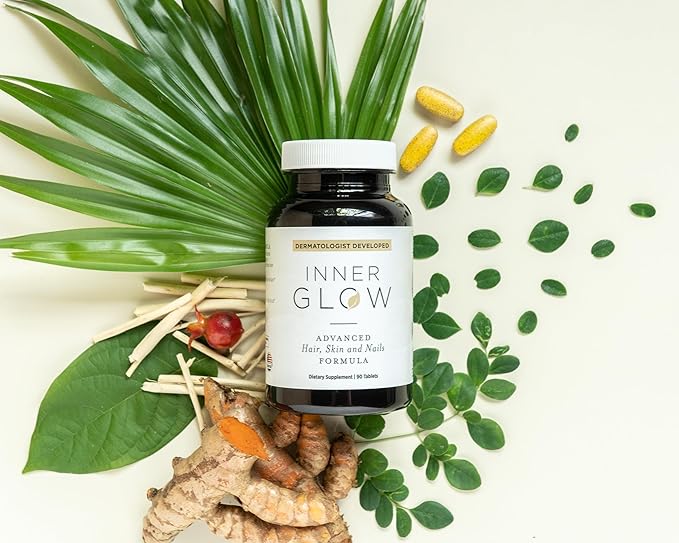 Advanced Hair, Skin & Nails Formula - Dermatologist and Plastic Surgeon Developed, clinically Tested for visibly Stronger and Thicker Hair in 12 Weeks