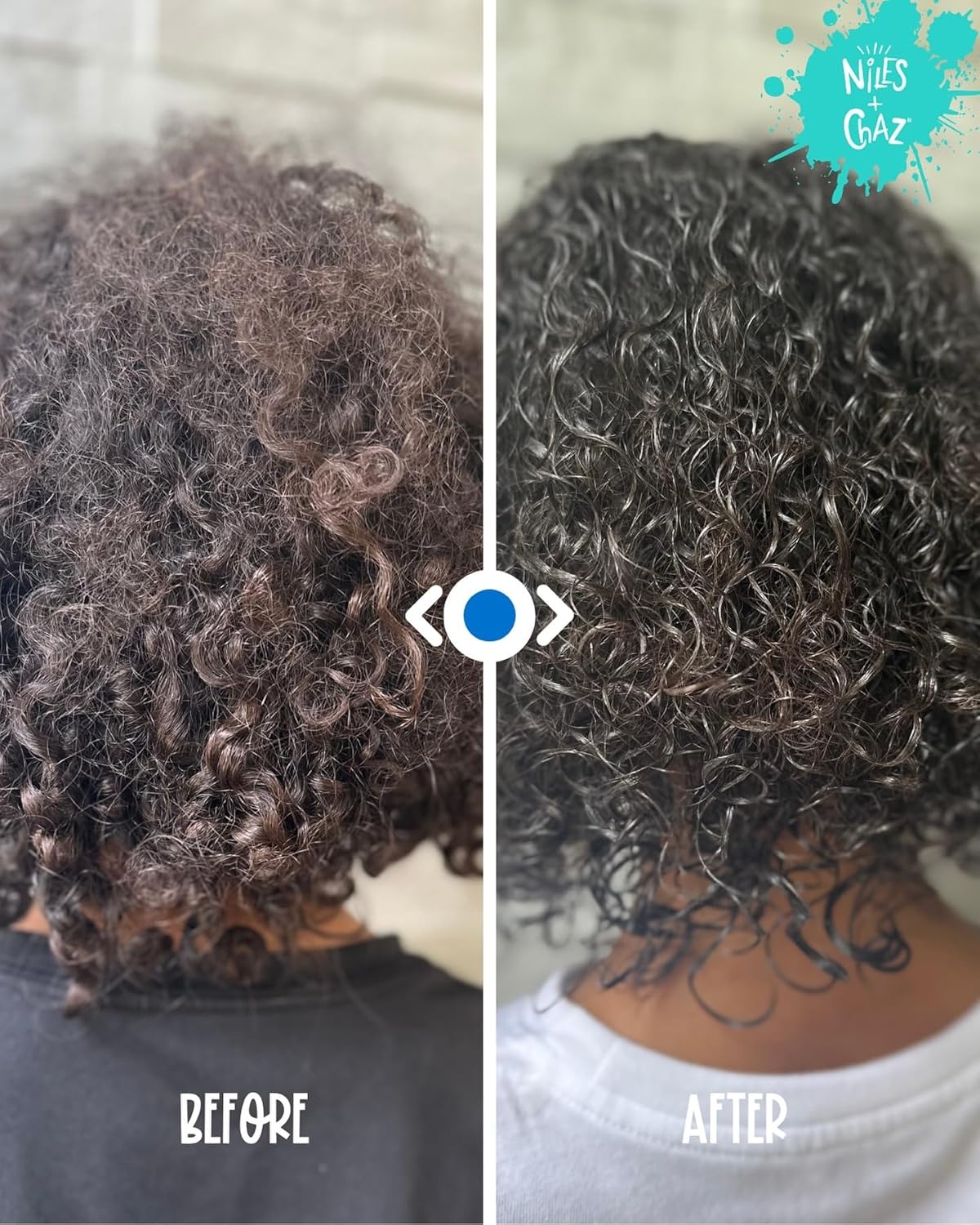 Niles and Chaz Tangles Shmangles Kids Detangler & Curl Enhancer - Hydrating Leave In Conditioner - Define Curls, Reduce Frizz - Sulfate, Paraben, Silicone Free - For Curly, Coily, Wavy Hair, 8 fl oz