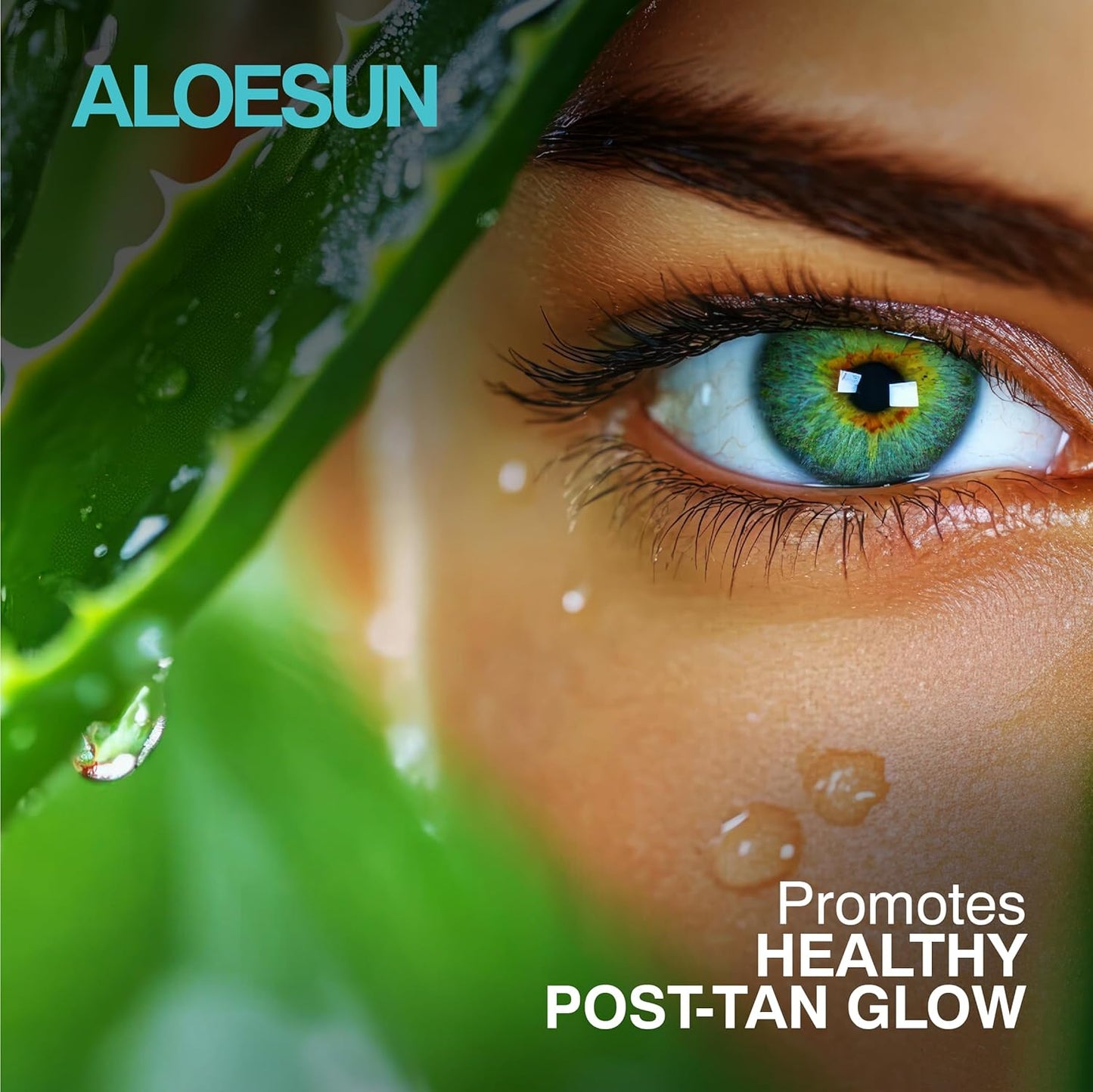 ALOESUN After Sun Face and Body Spray | Non Sticky Organic Aloe Vera for Sun Exposure Relief with Pure Lavender Essential Oil | Natural Aftersun Skin Moisturizer for Redness | Travel Size 3.4 Fl Oz