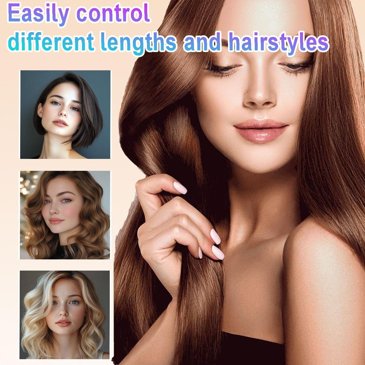 2025 New 2 in 1 Mini Dual Purpose Curling Iron, Mini Curling Wand Flat Iron Hair Straightener, Portable Travel Curl Wand for Women Short and Long Hair (Light Purple)