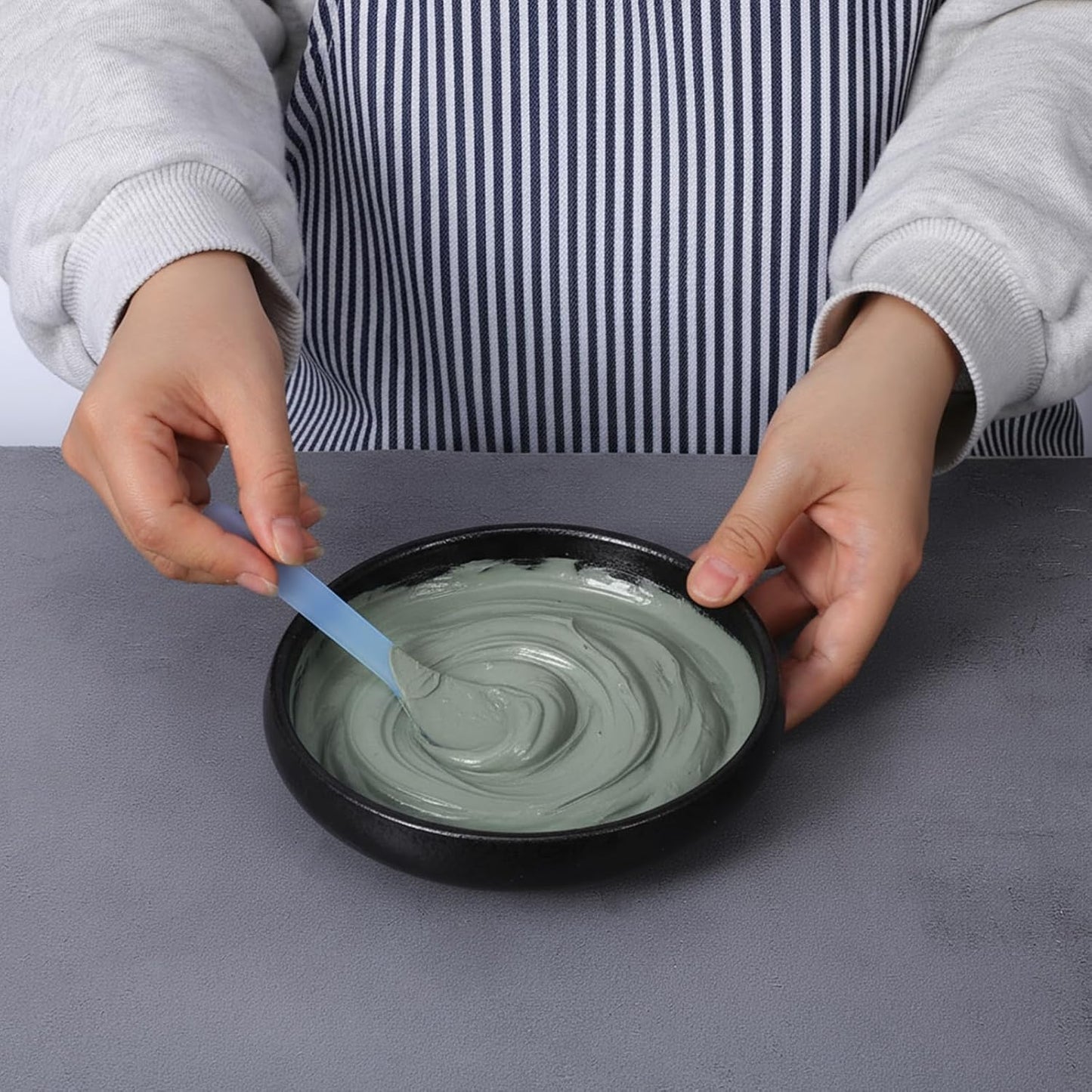 10 PCS 5inch Makeup Scoops, 10 Color Plastic Beauty Spoon Face Mask Plastic Spoon Reusable Cosmetic Dig Scoop Spatula Mask Tip, Masks Mixing Spoons Reusable FacialSkin Care Tools for DIY Facemask